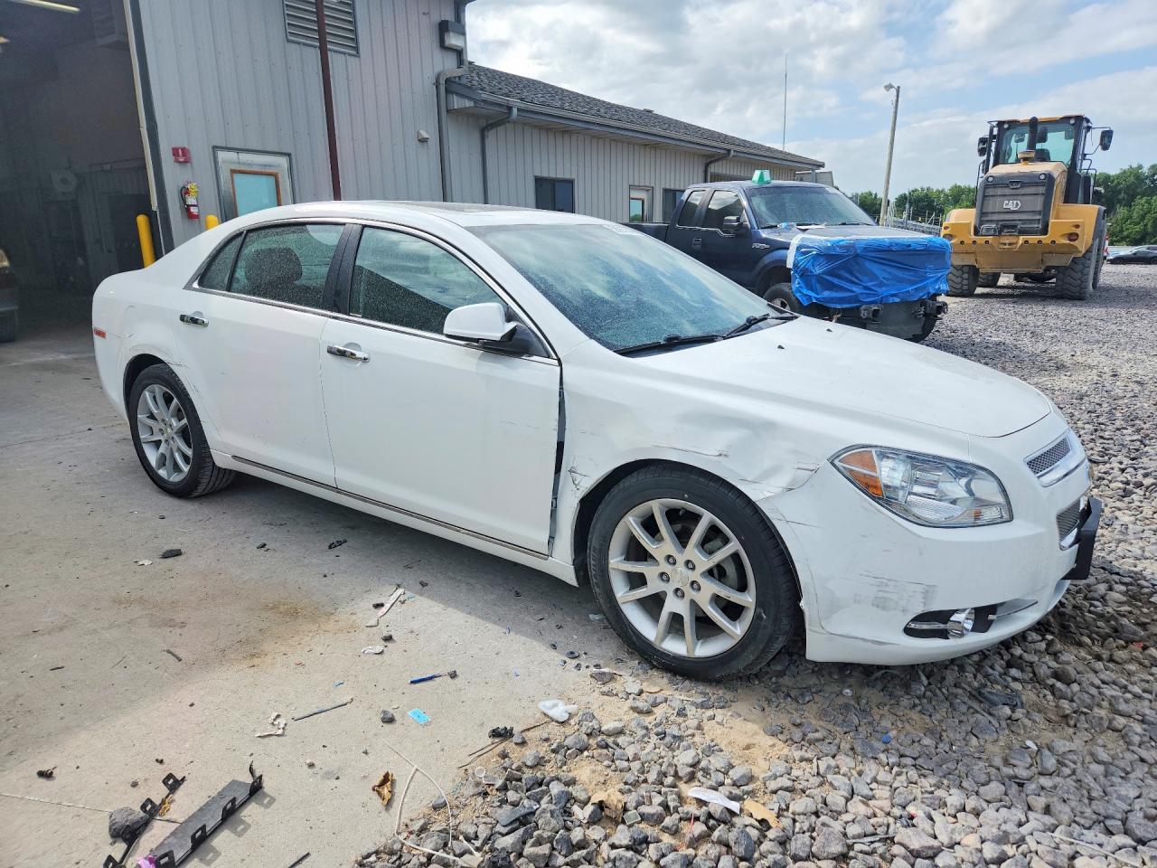 2012 Chevrolet Malibu Ltz White vin: 1G1ZG5E77CF310517