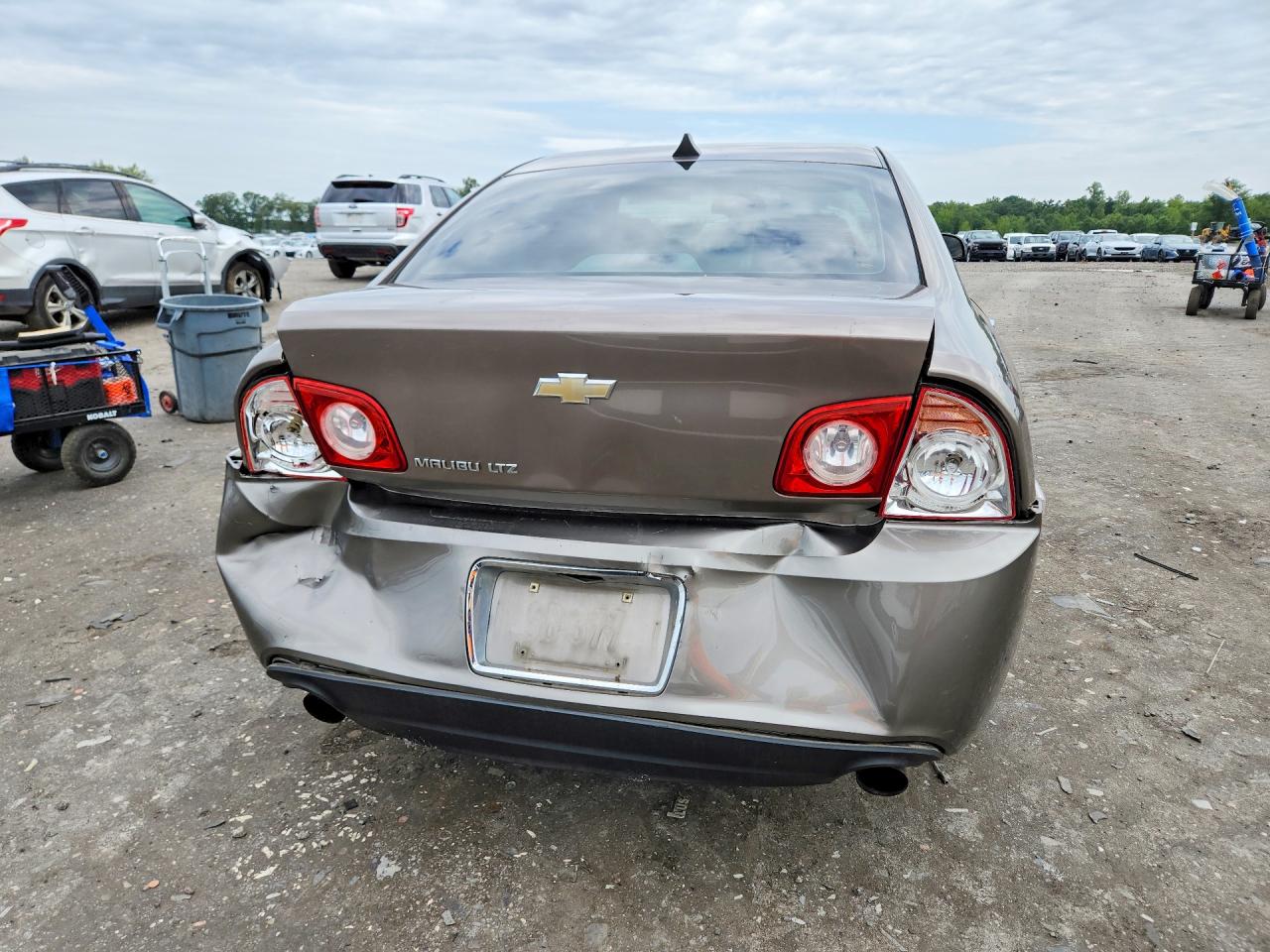 2012 Chevrolet Malibu Ltz Gray vin: 1G1ZG5E7XCF179471