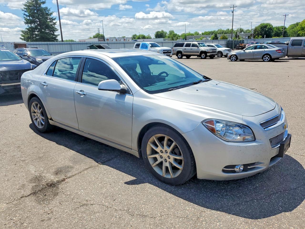 2012 Chevrolet Malibu Ltz Silver vin: 1G1ZG5E7XCF303898