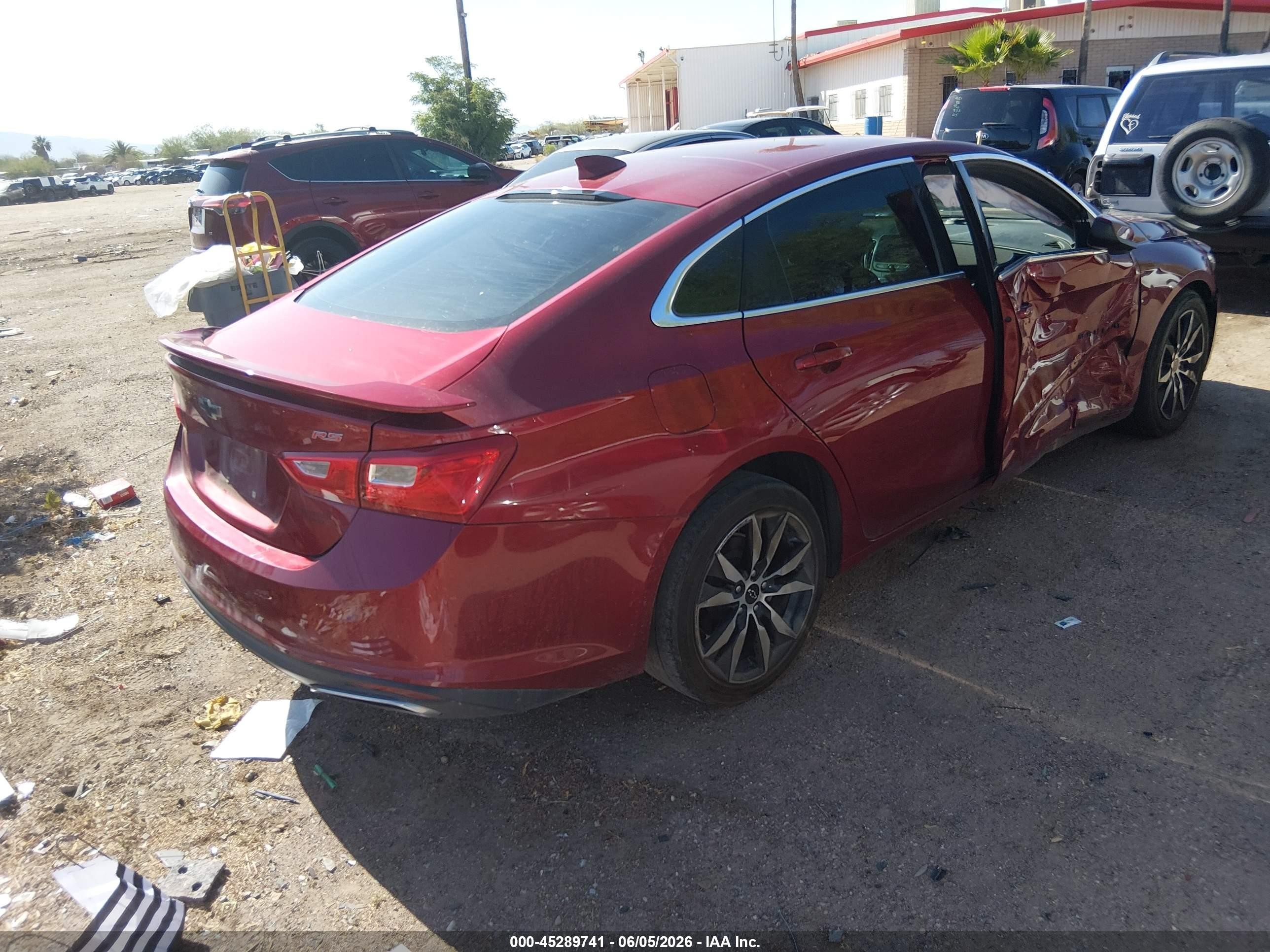 2020 Chevrolet Malibu Fwd Rs Red vin: 1G1ZG5ST0LF112587