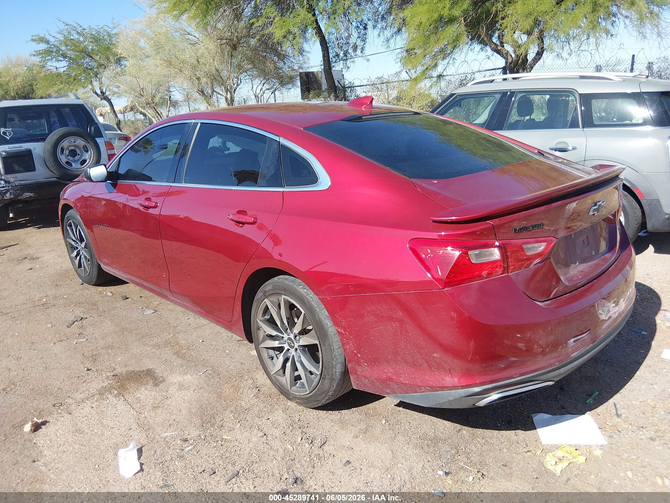2020 Chevrolet Malibu Fwd Rs Red vin: 1G1ZG5ST0LF112587