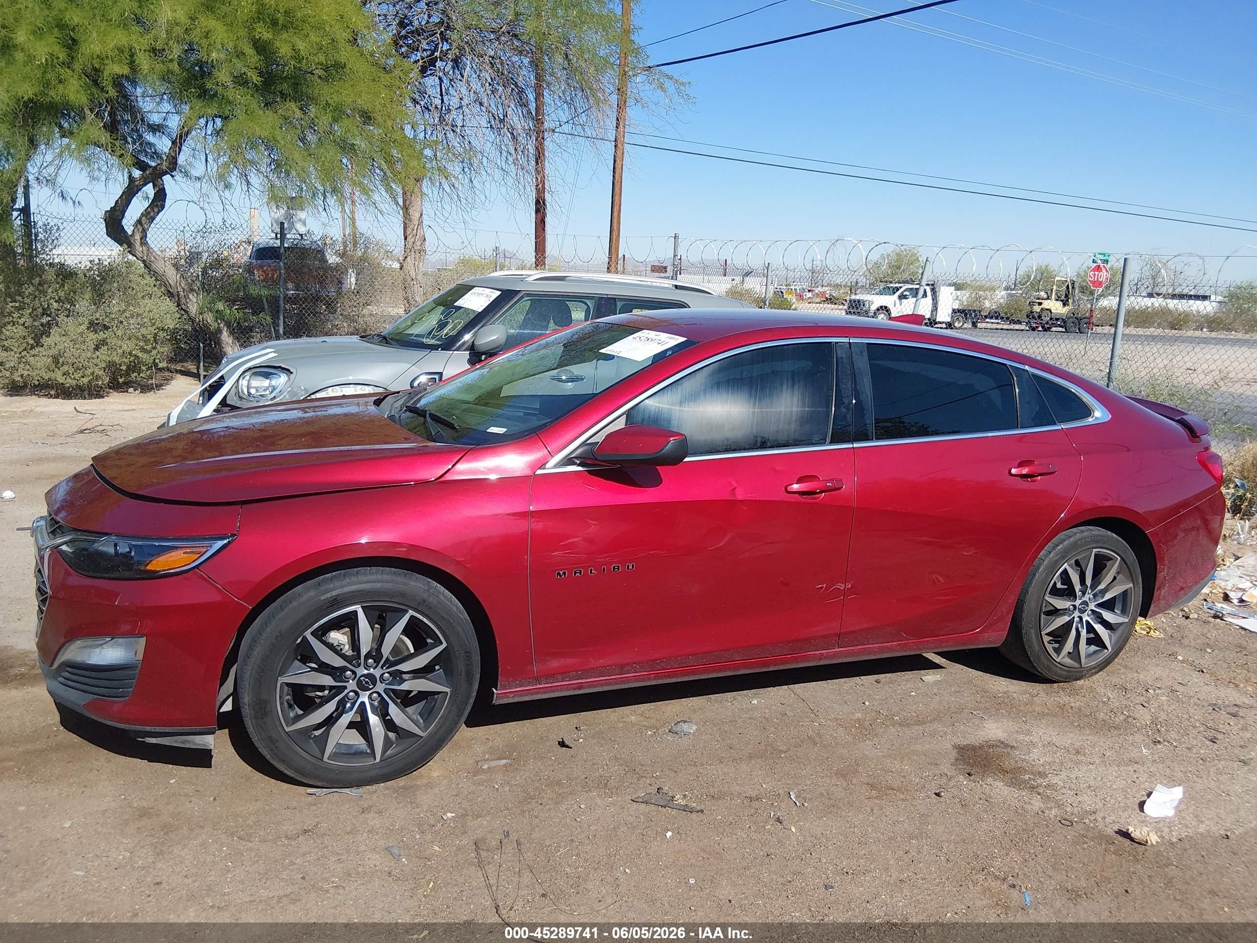 2020 Chevrolet Malibu Fwd Rs Red vin: 1G1ZG5ST0LF112587