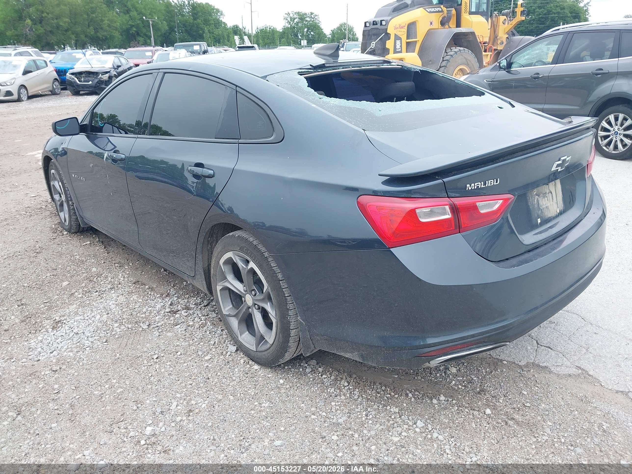 2019 Chevrolet Malibu Rs Gray vin: 1G1ZG5ST1KF216505