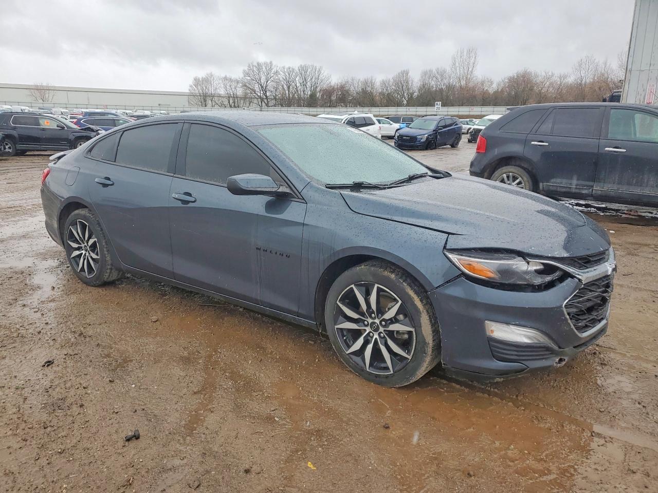 2021 Chevrolet Malibu Rs Серый vin: 1G1ZG5ST1MF030966