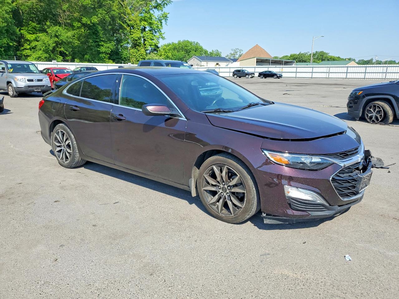 2020 Chevrolet Malibu Rs Burgundy vin: 1G1ZG5ST2LF029680