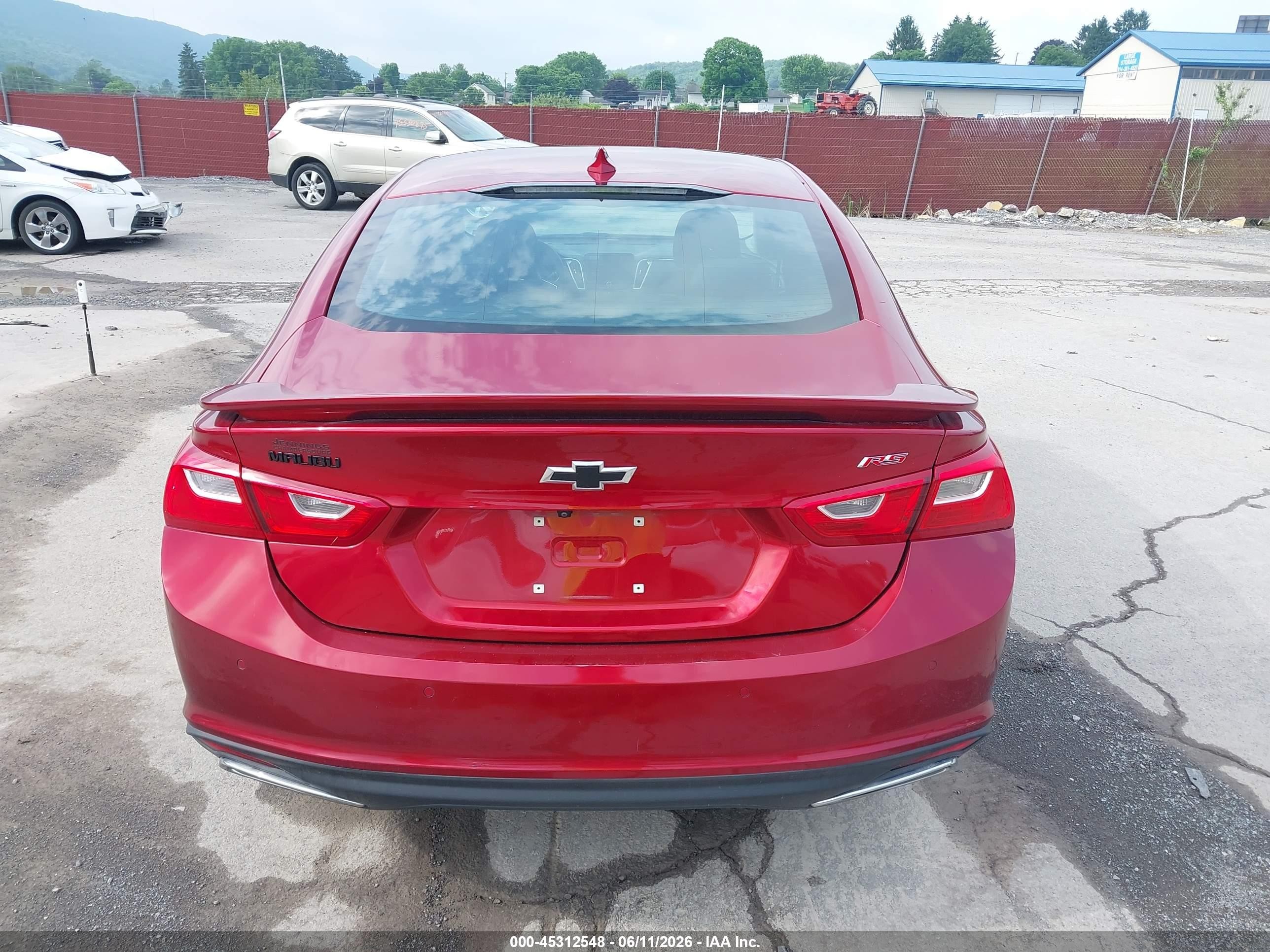 2024 Chevrolet Malibu Fwd Rs Красный vin: 1G1ZG5ST3RF137718