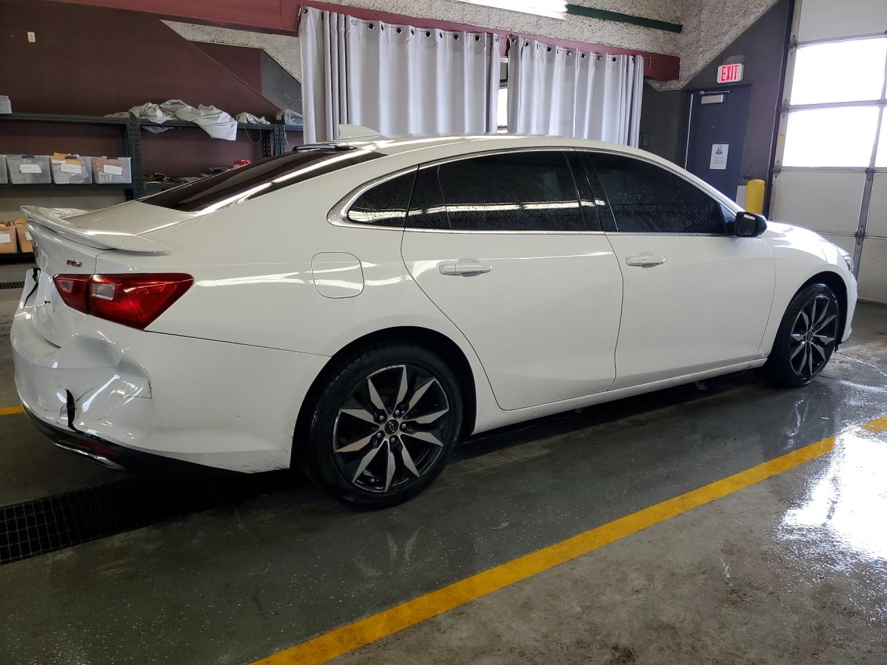 2020 Chevrolet Malibu Rs Белый vin: 1G1ZG5ST4LF051227 Damage: Rear Bumper, Broken, Replacement Required
