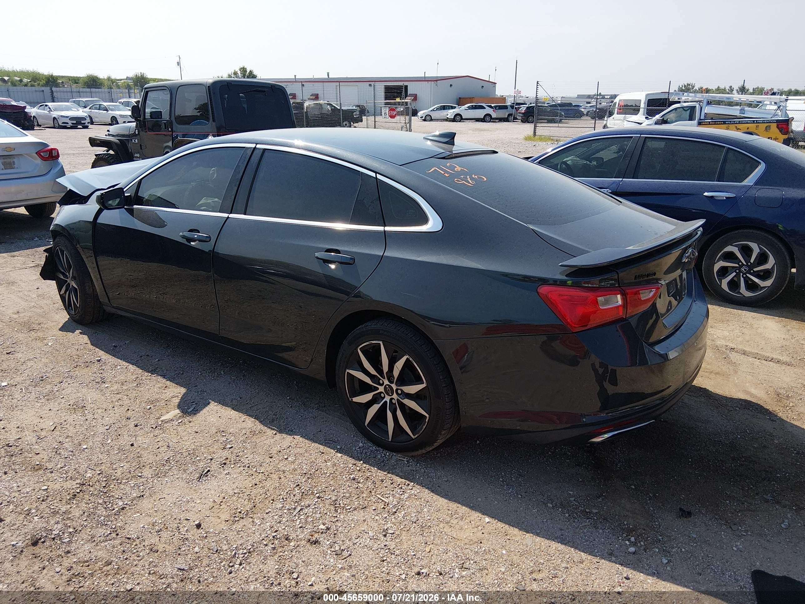 2020 Chevrolet Malibu Fwd Rs Dark Blue vin: 1G1ZG5ST5LF127196