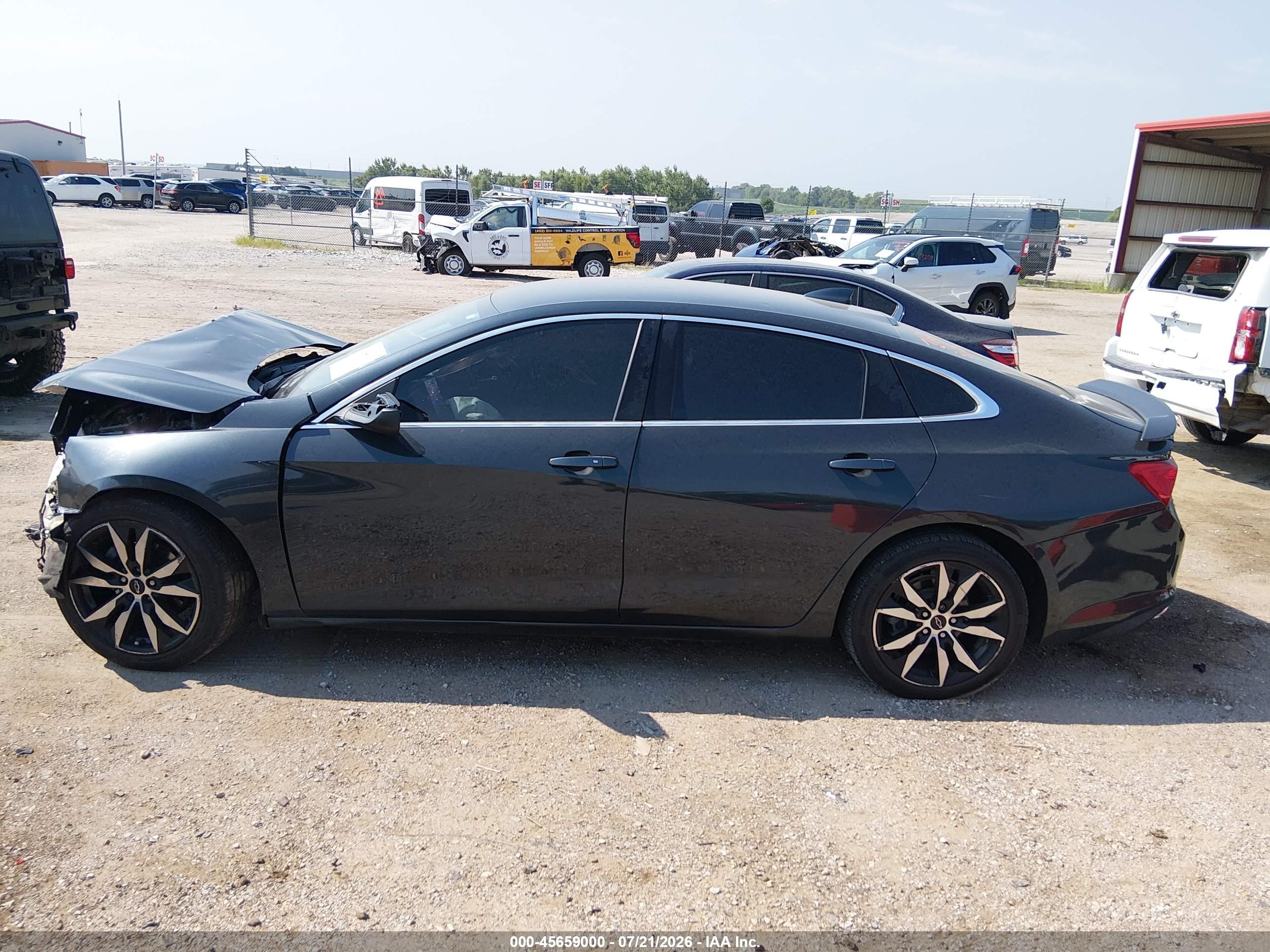 2020 Chevrolet Malibu Fwd Rs Dark Blue vin: 1G1ZG5ST5LF127196