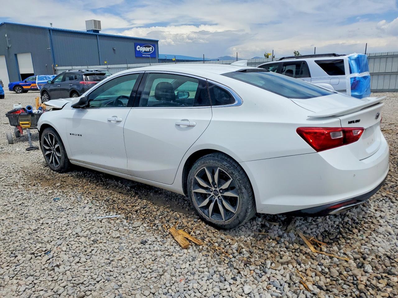 2021 Chevrolet Malibu Rs White vin: 1G1ZG5ST6MF008185