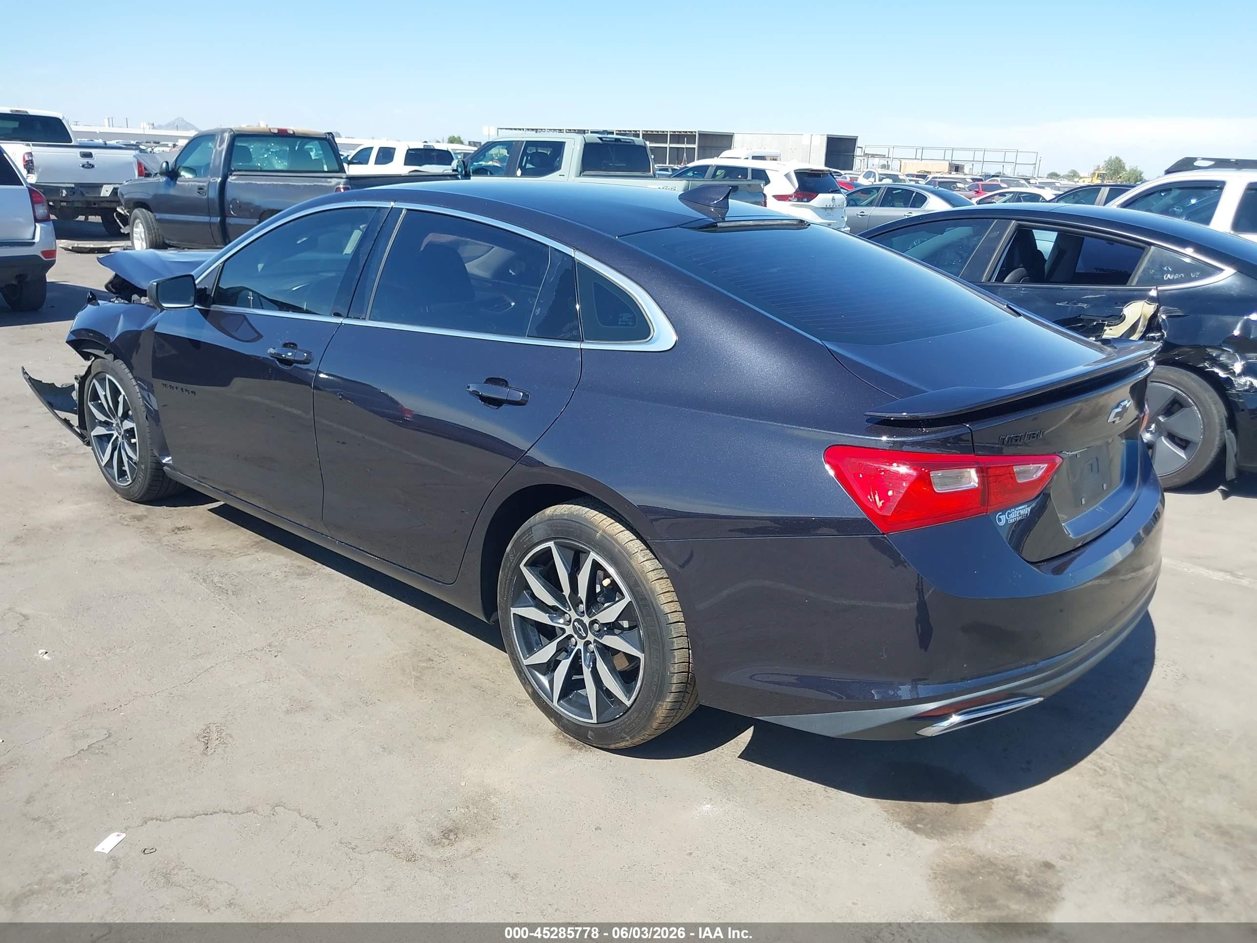 2022 Chevrolet Malibu Fwd Rs Black vin: 1G1ZG5ST8NF204369