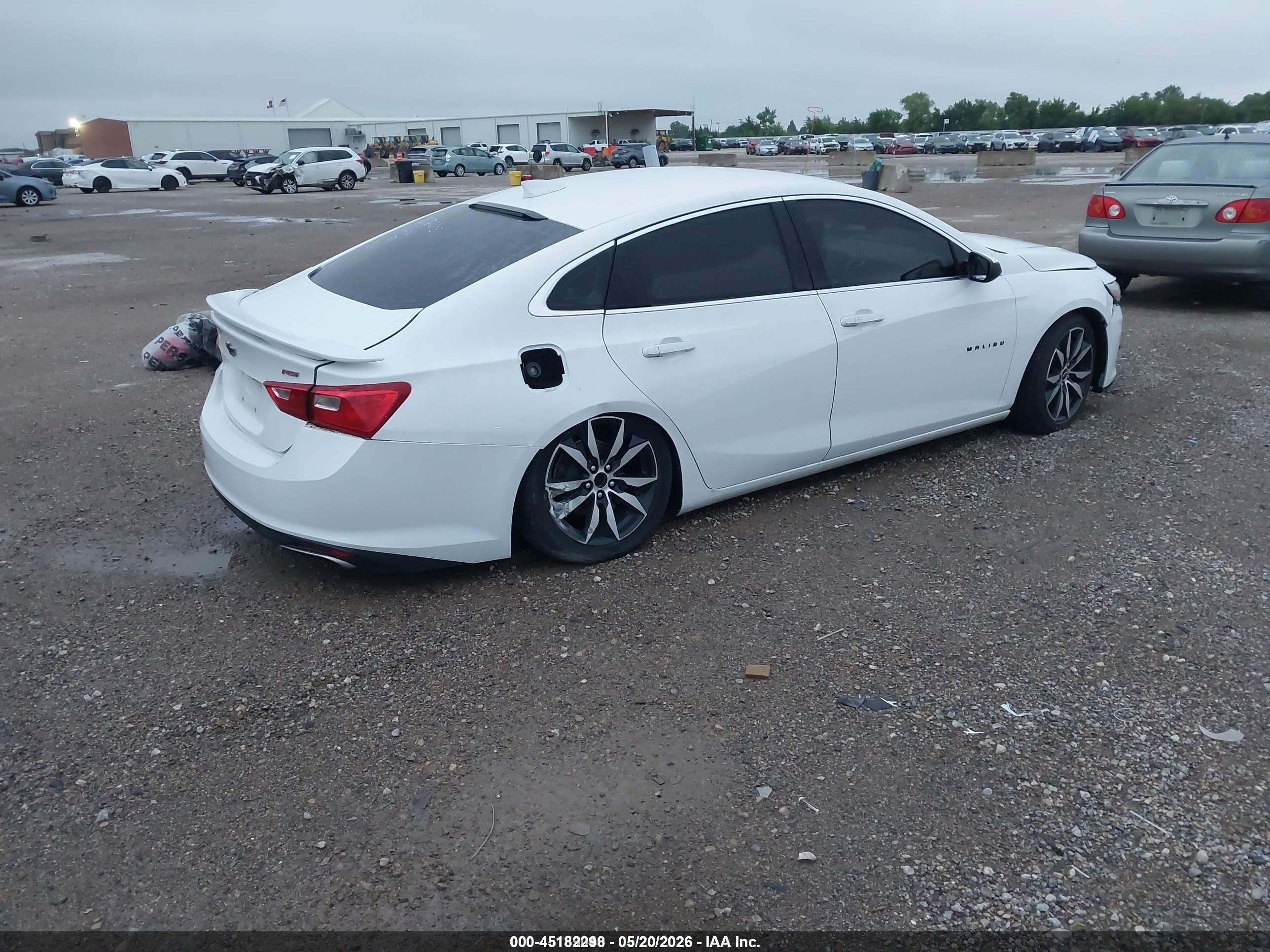 2020 Chevrolet Malibu Fwd Rs White vin: 1G1ZG5STXLF148318