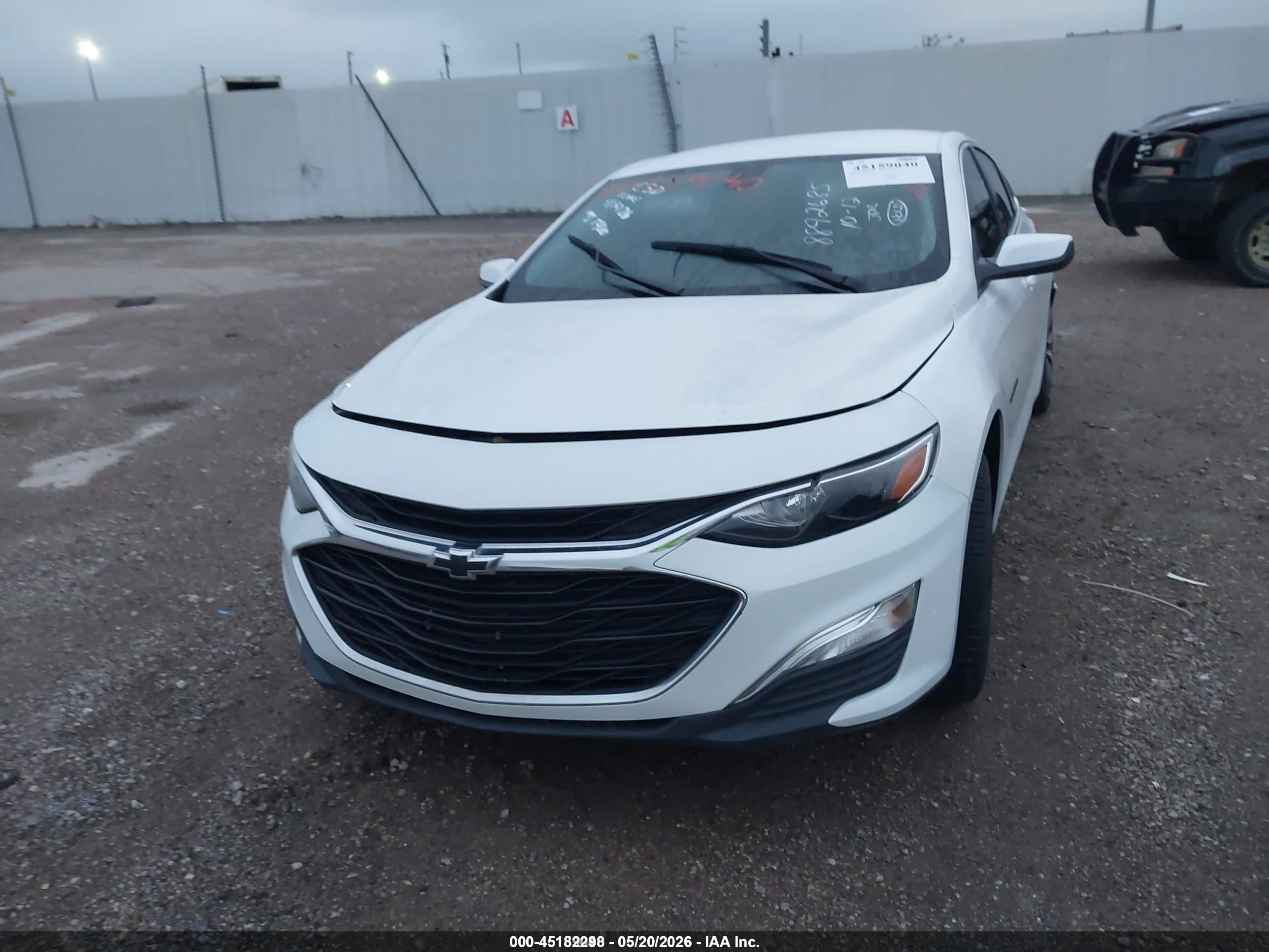 2020 Chevrolet Malibu Fwd Rs White vin: 1G1ZG5STXLF148318