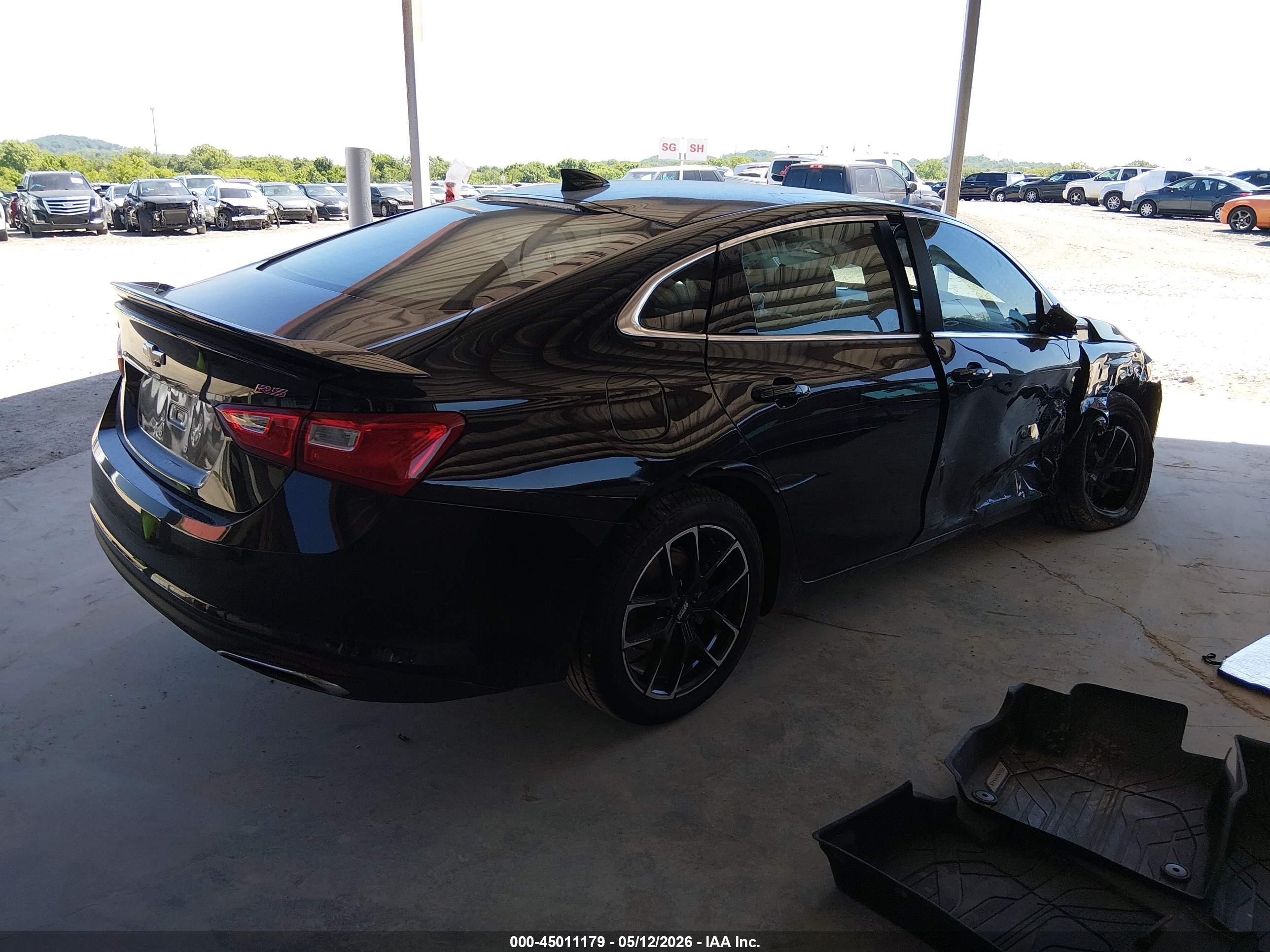 2020 Chevrolet Malibu Fwd Rs Черный vin: 1G1ZG5STXLF149274