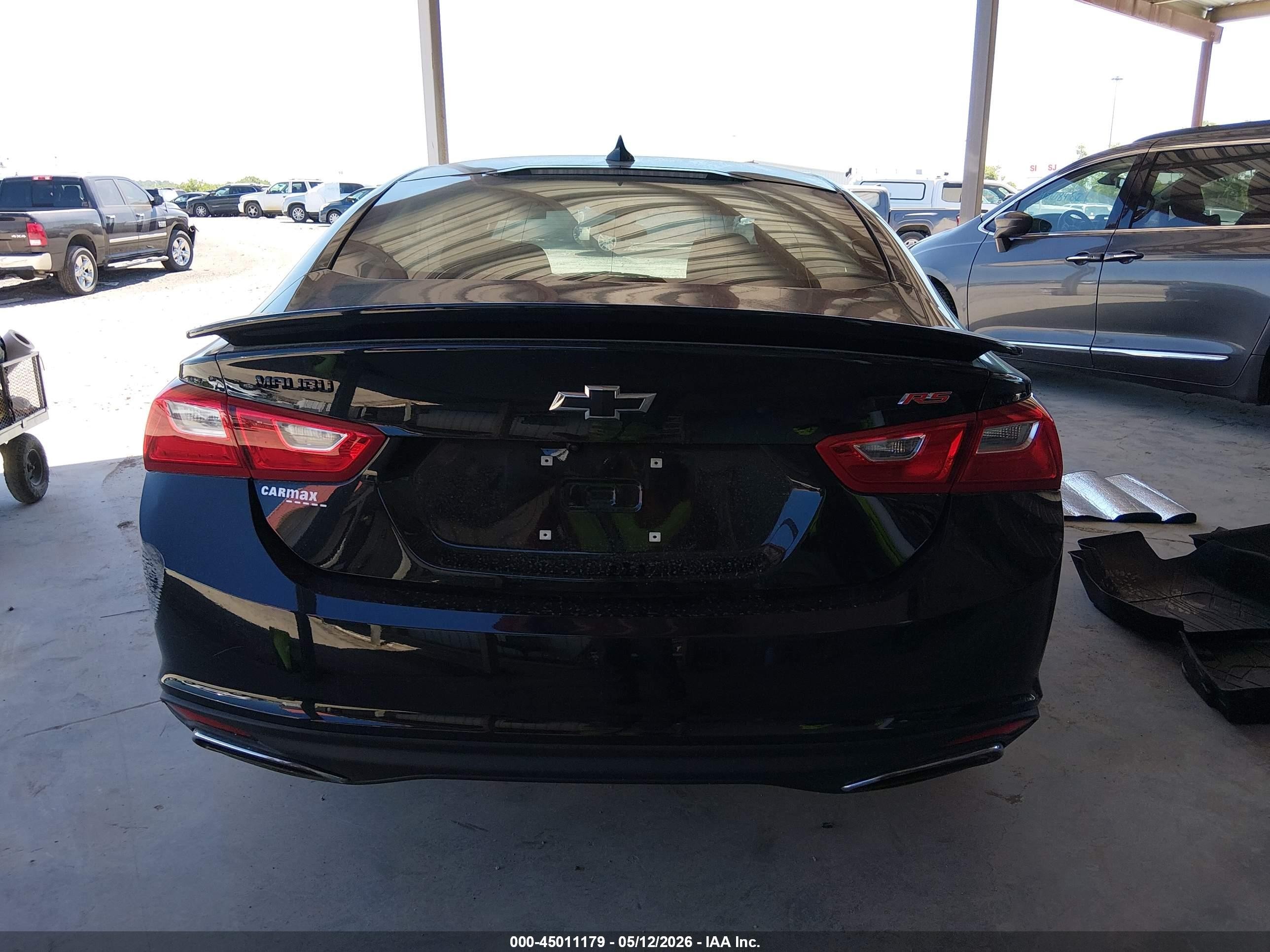 2020 Chevrolet Malibu Fwd Rs Черный vin: 1G1ZG5STXLF149274