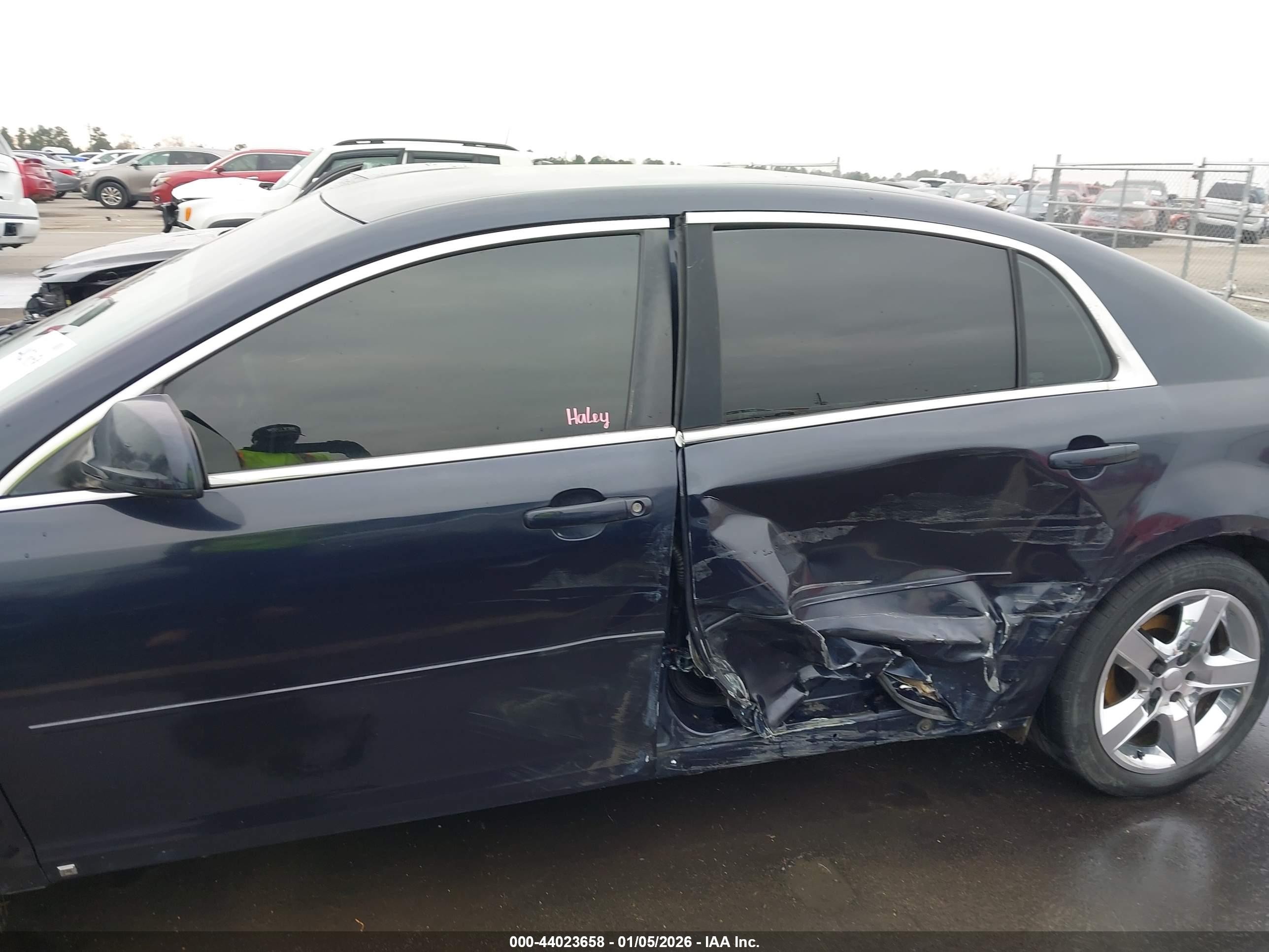 2008 Chevrolet Malibu Lt Dark Blue vin: 1G1ZH57B08F159641