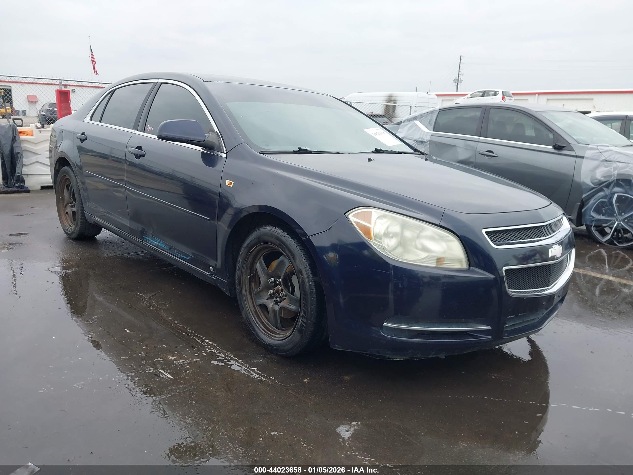 2008 Chevrolet Malibu Lt Dark Blue vin: 1G1ZH57B08F159641