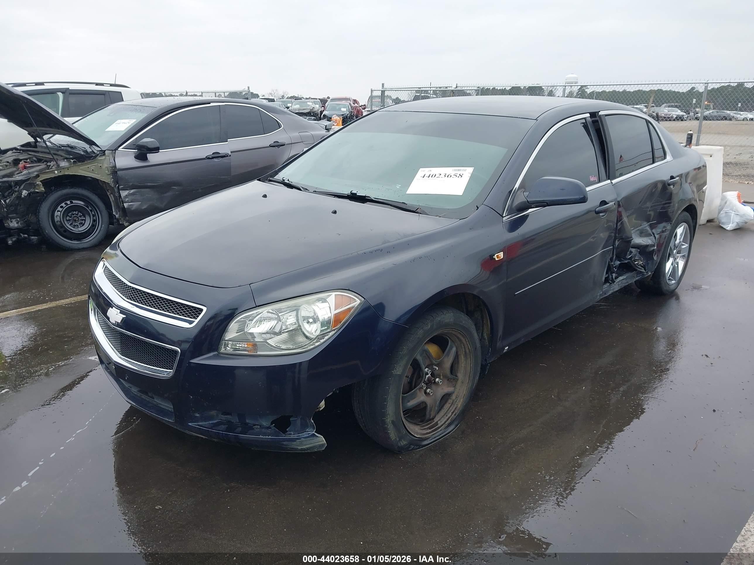 2008 Chevrolet Malibu Lt Dark Blue vin: 1G1ZH57B08F159641
