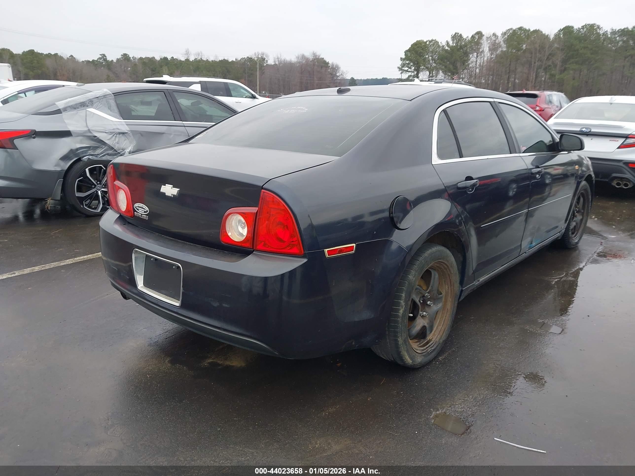 2008 Chevrolet Malibu Lt Dark Blue vin: 1G1ZH57B08F159641