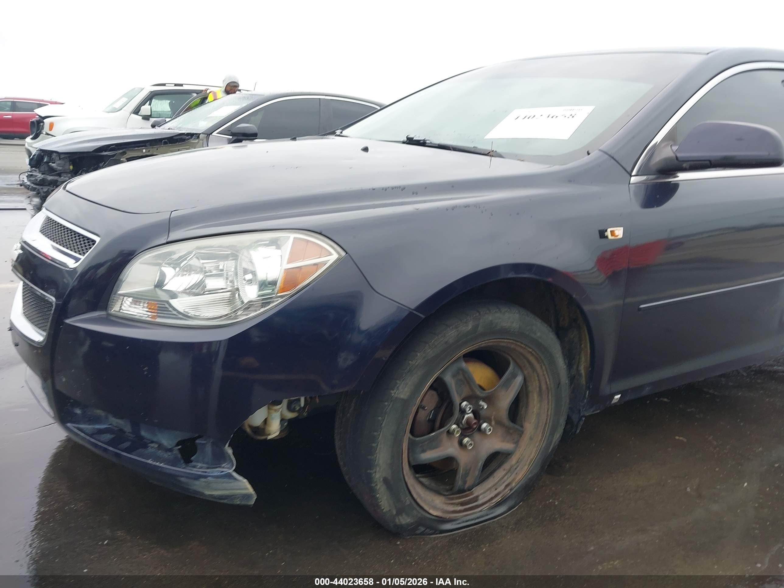 2008 Chevrolet Malibu Lt Dark Blue vin: 1G1ZH57B08F159641