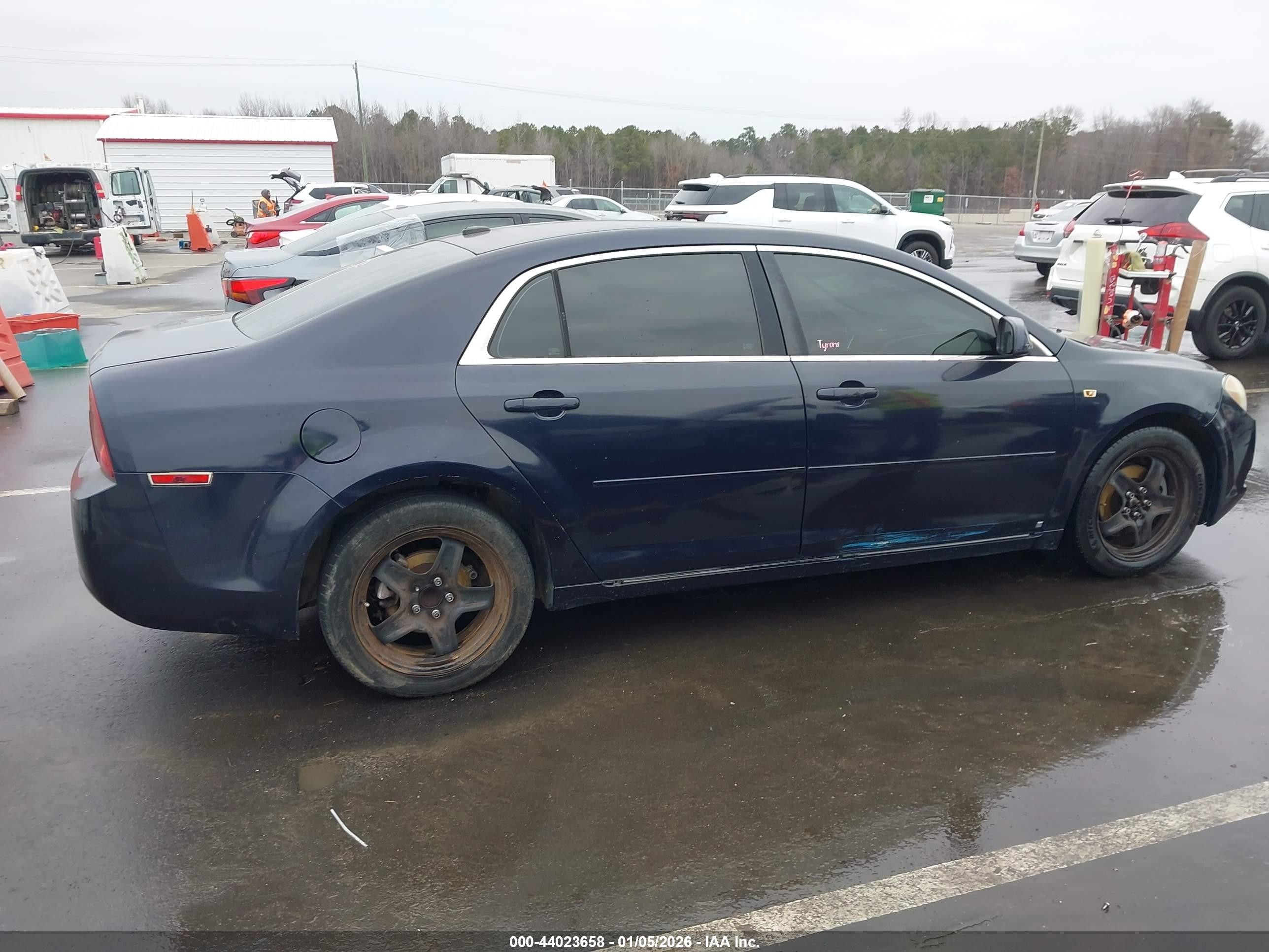 2008 Chevrolet Malibu Lt Dark Blue vin: 1G1ZH57B08F159641