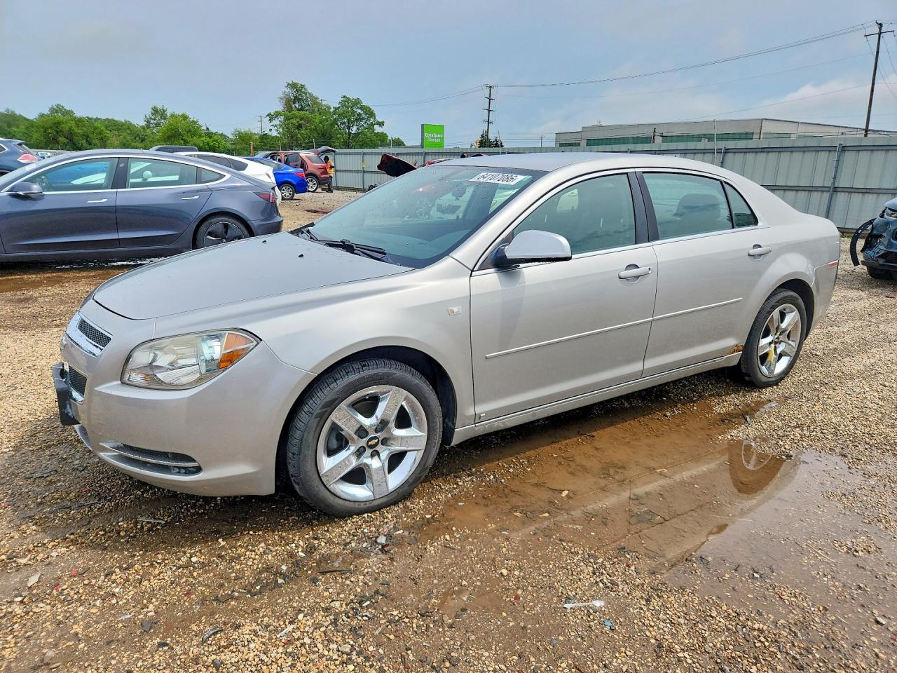 2008 Chevrolet Malibu 1lt Silver vin: 1G1ZH57B08F223578