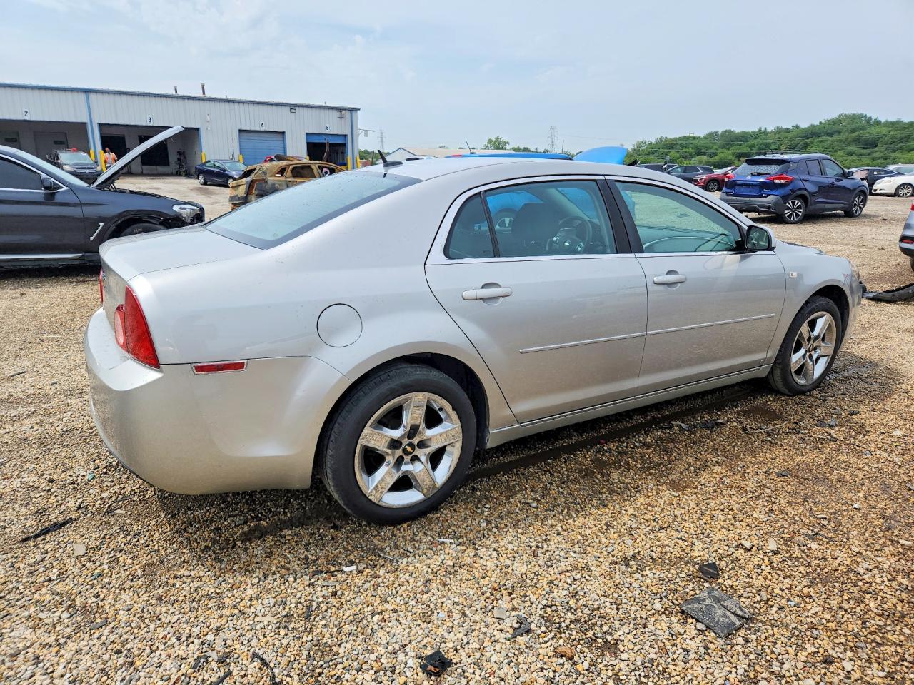 2008 Chevrolet Malibu 1lt Silver vin: 1G1ZH57B08F223578