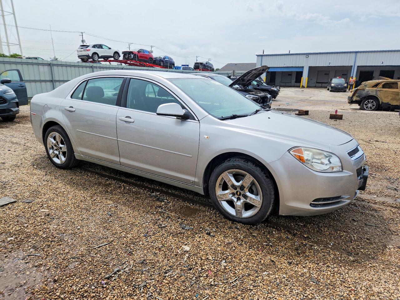 2008 Chevrolet Malibu 1lt Silver vin: 1G1ZH57B08F223578