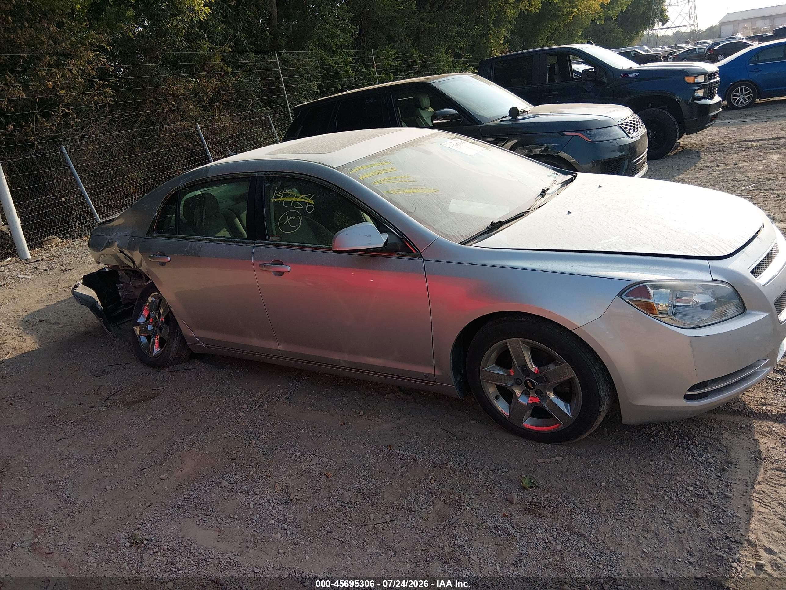 2009 Chevrolet Malibu Lt Серебряный vin: 1G1ZH57B094142156