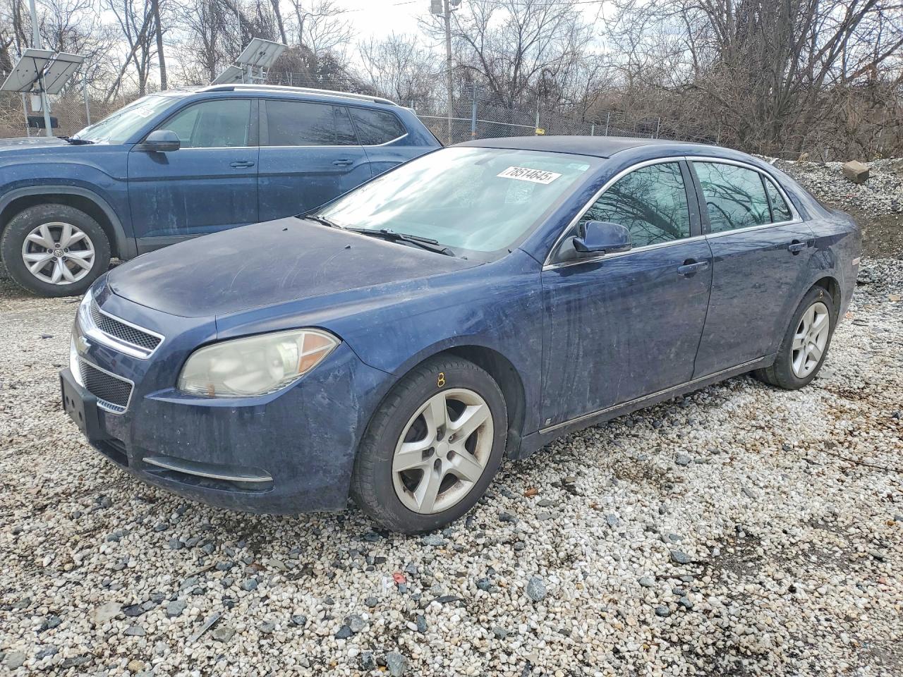 2009 Chevrolet Malibu 1lt Blue vin: 1G1ZH57B094183595
