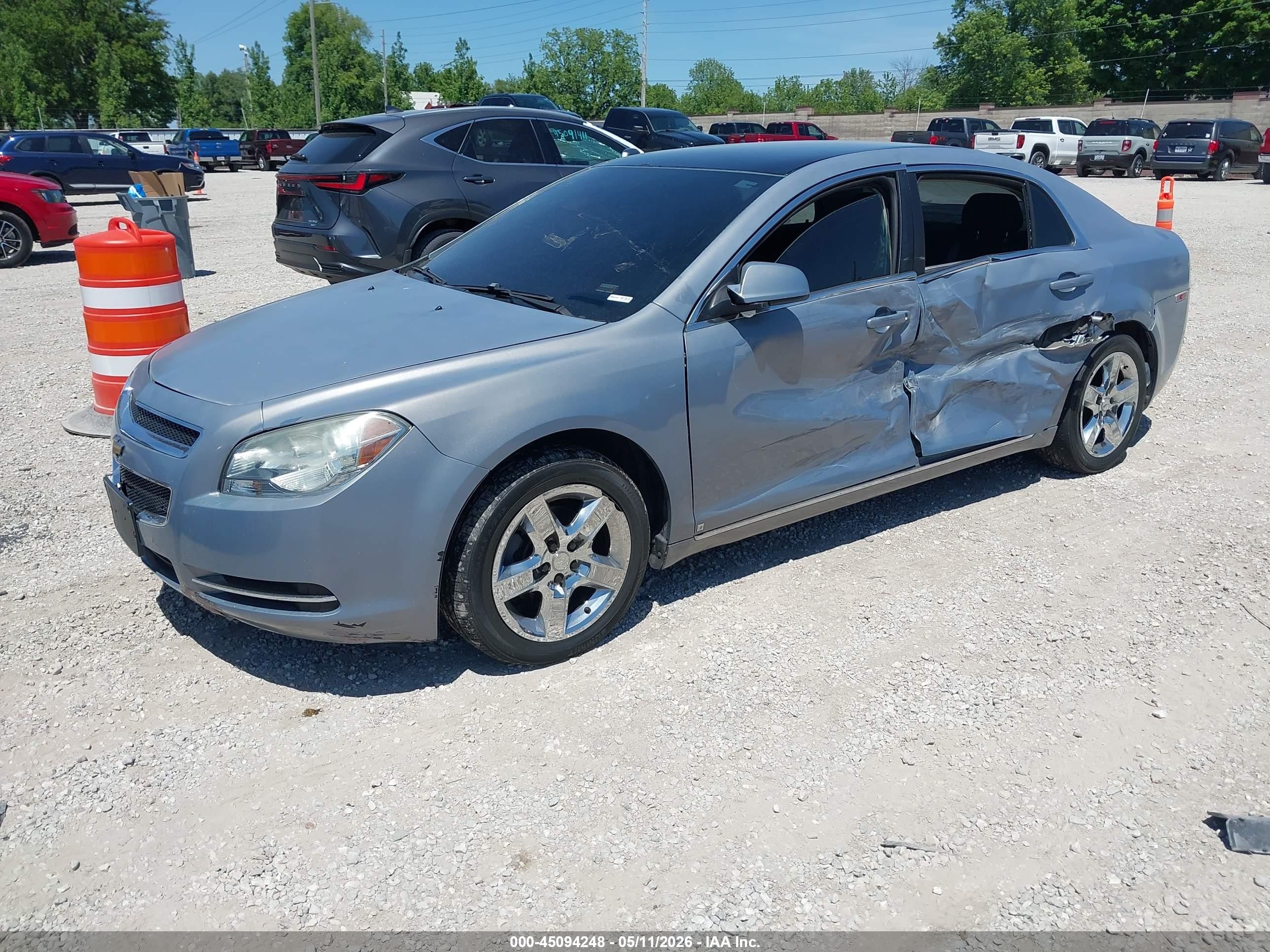 2009 Chevrolet Malibu Lt Gray vin: 1G1ZH57B09F111395