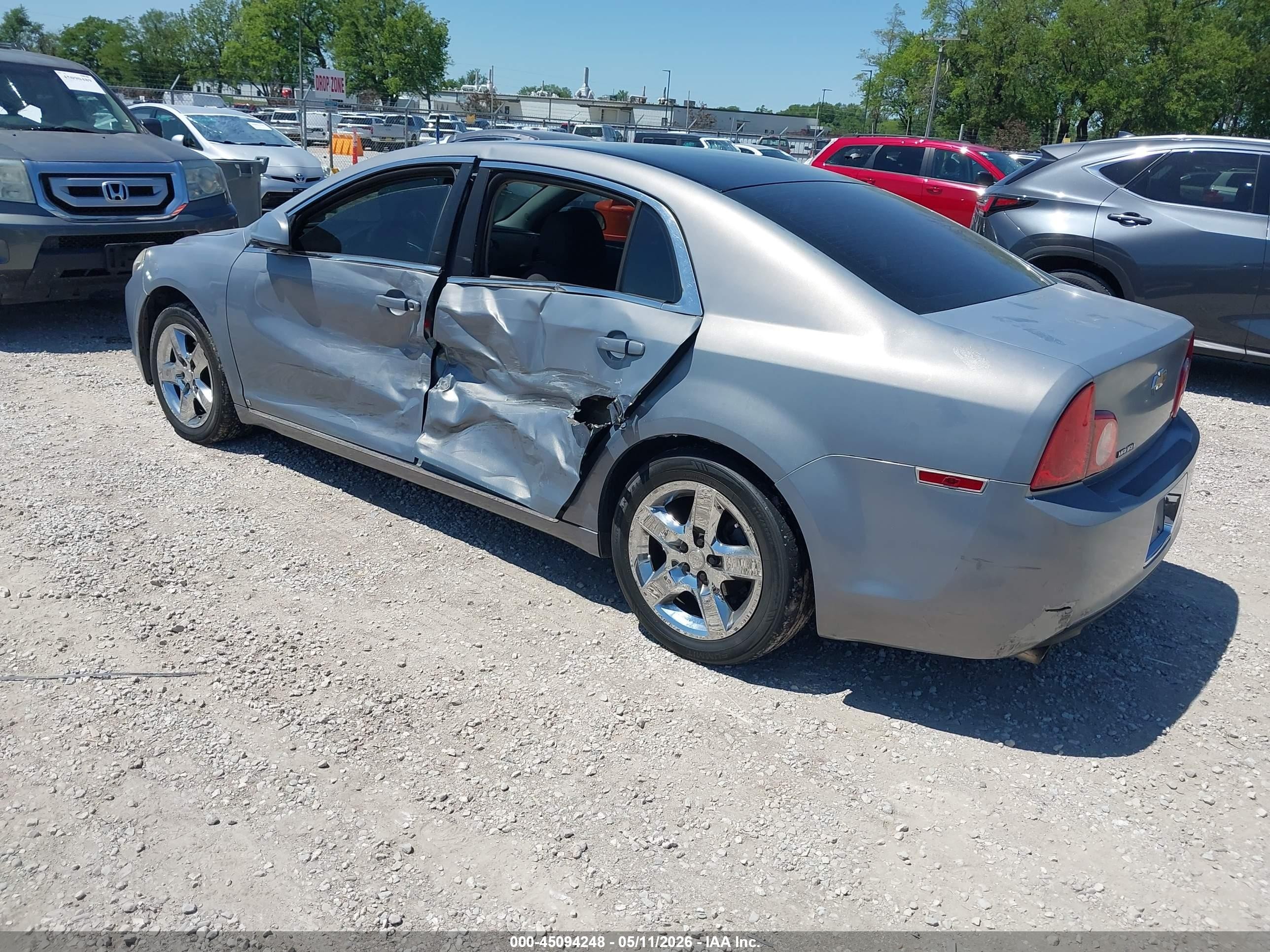 2009 Chevrolet Malibu Lt Gray vin: 1G1ZH57B09F111395