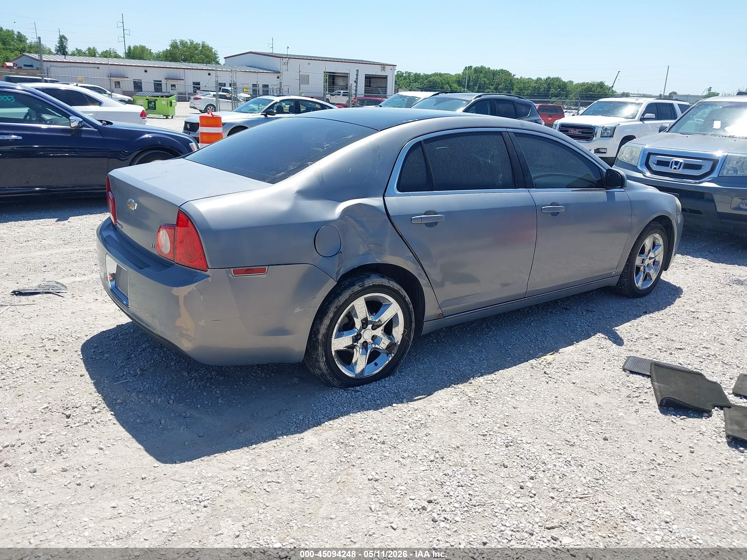 2009 Chevrolet Malibu Lt Gray vin: 1G1ZH57B09F111395