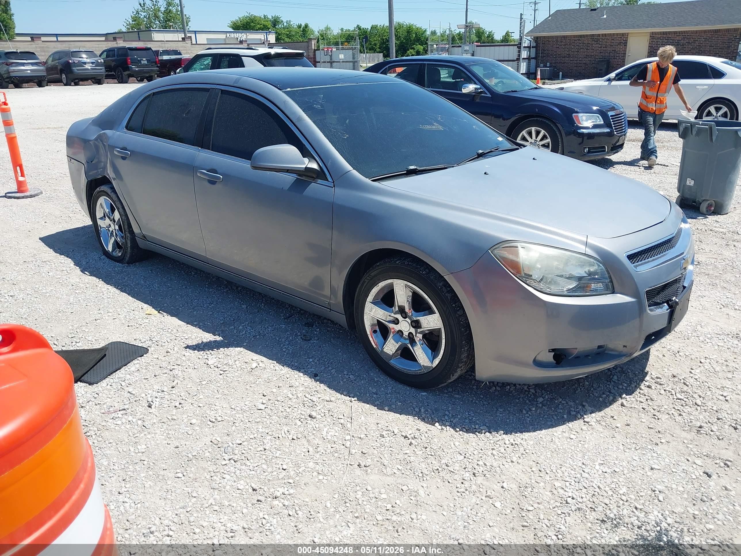 2009 Chevrolet Malibu Lt Gray vin: 1G1ZH57B09F111395