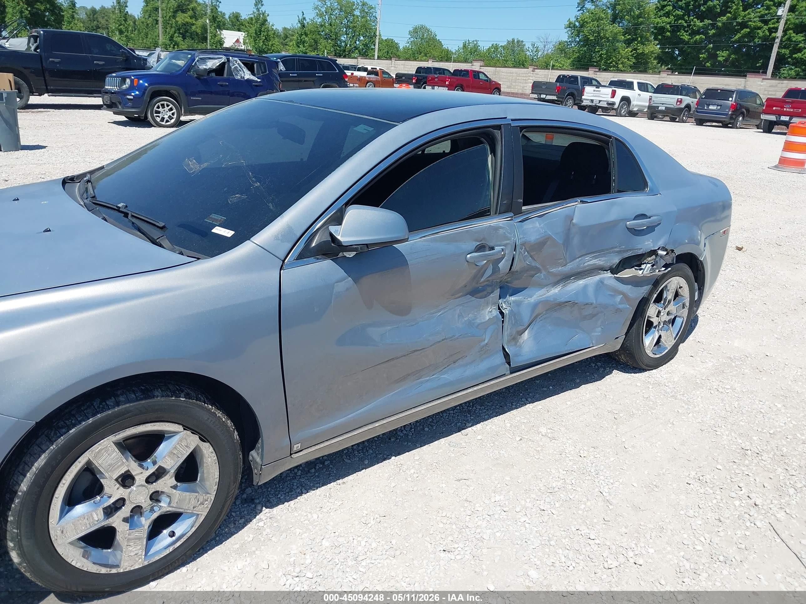 2009 Chevrolet Malibu Lt Gray vin: 1G1ZH57B09F111395