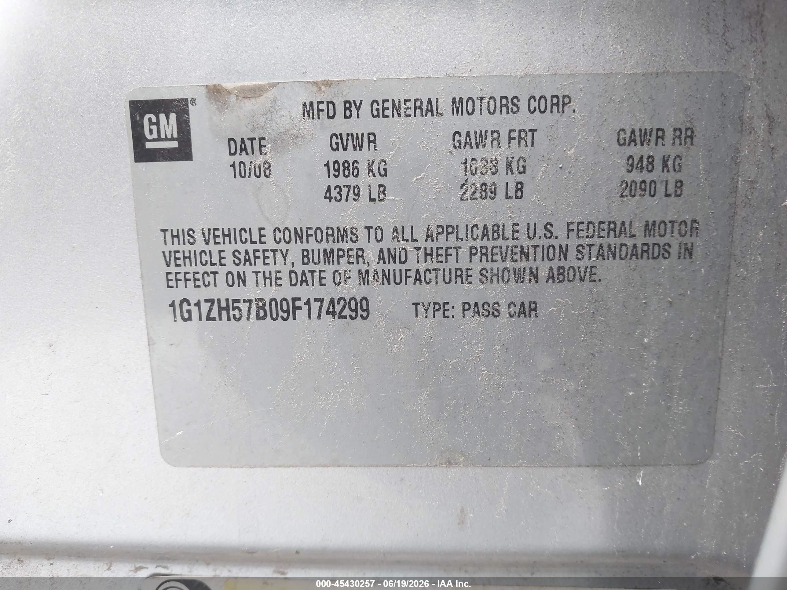 2009 Chevrolet Malibu Lt Серебряный vin: 1G1ZH57B09F174299