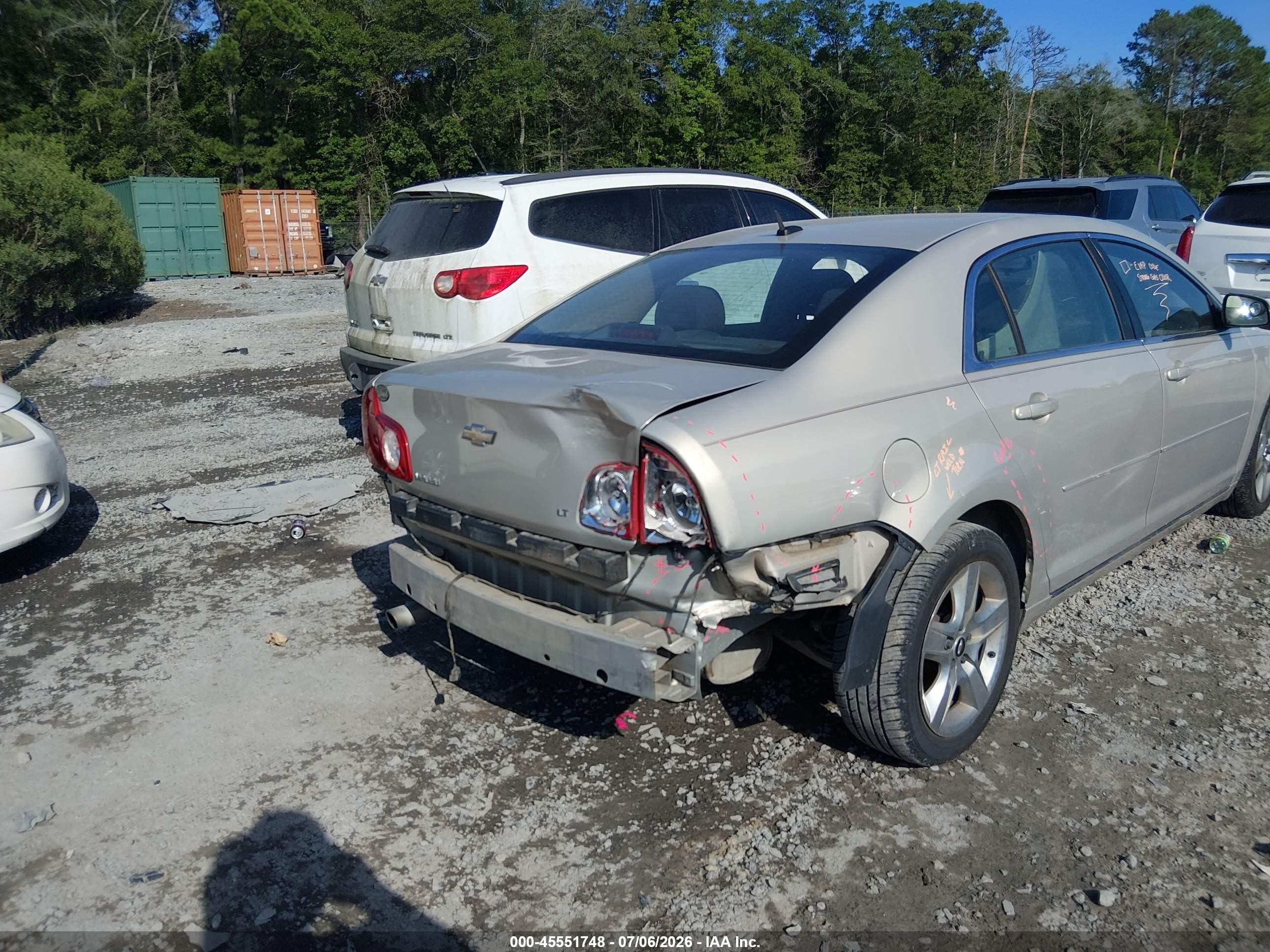 2009 Chevrolet Malibu Lt Beige vin: 1G1ZH57B09F187604