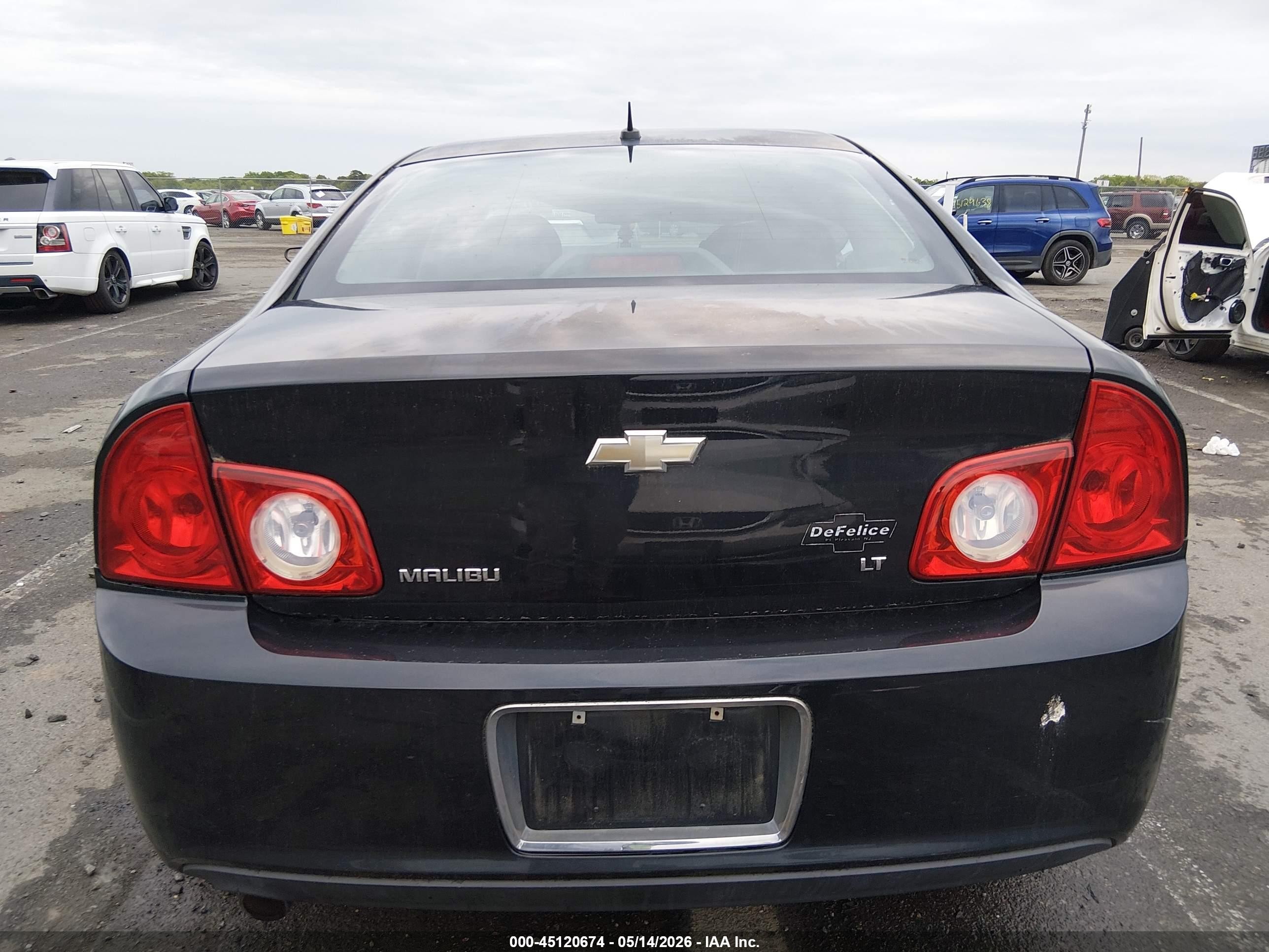 2008 Chevrolet Malibu Lt Black vin: 1G1ZH57B18F169093