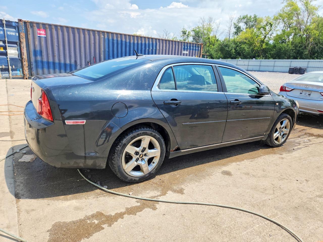 2008 Chevrolet Malibu 1lt Black vin: 1G1ZH57B18F243788
