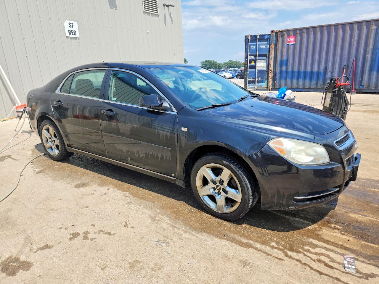 2008 Chevrolet Malibu 1lt Black vin: 1G1ZH57B18F243788