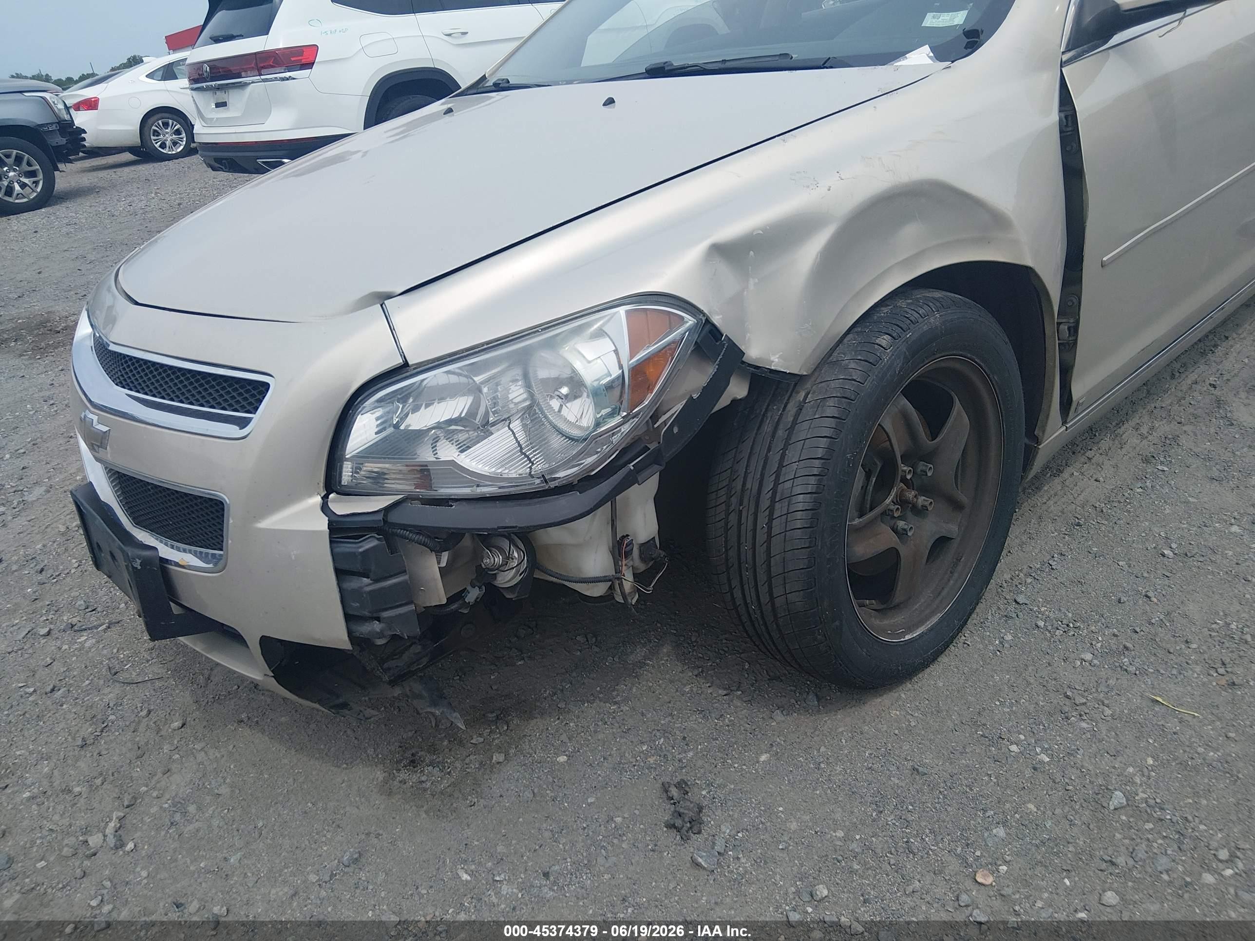 2009 Chevrolet Malibu Lt Tan vin: 1G1ZH57B19F259944