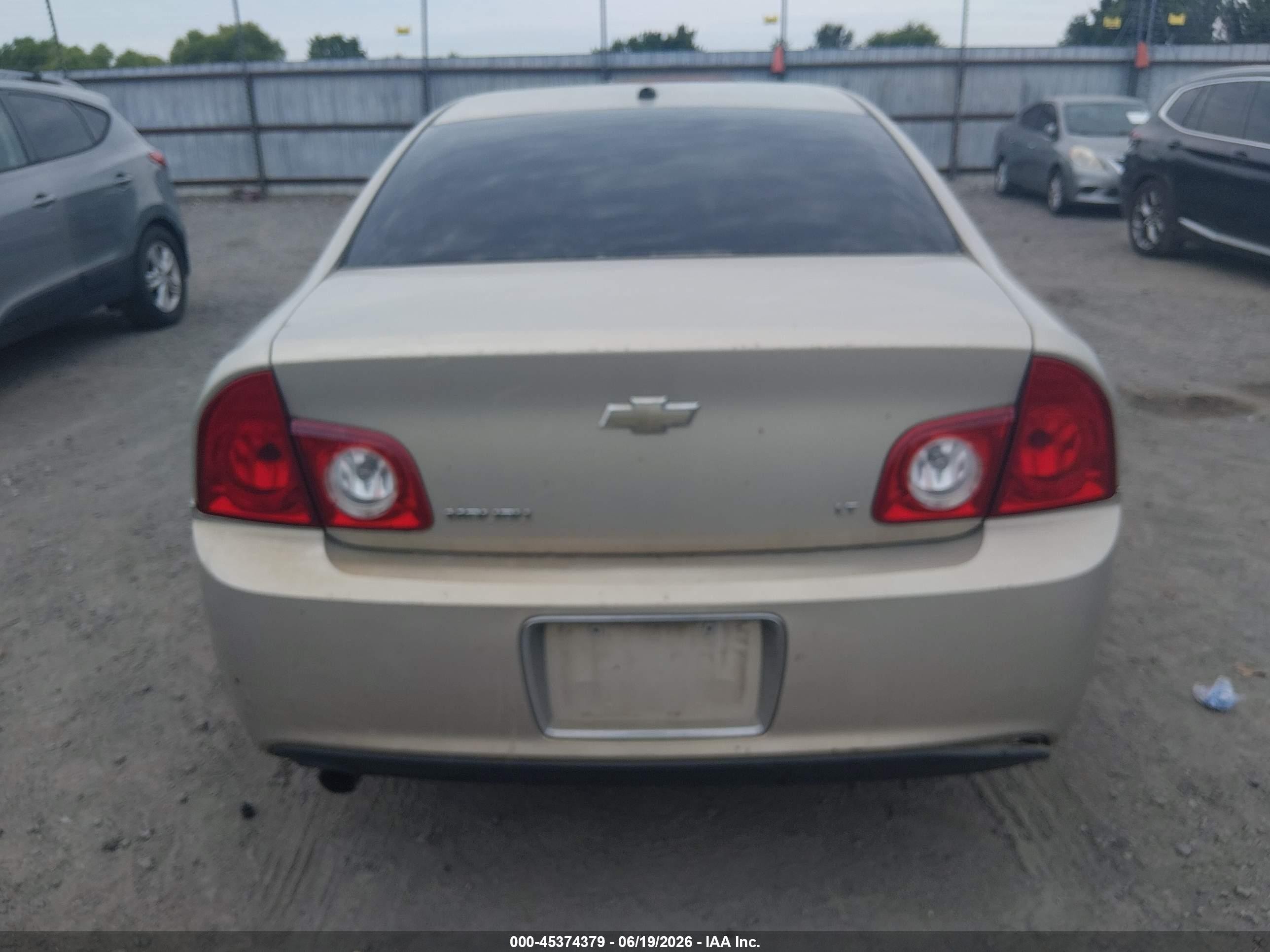2009 Chevrolet Malibu Lt Tan vin: 1G1ZH57B19F259944