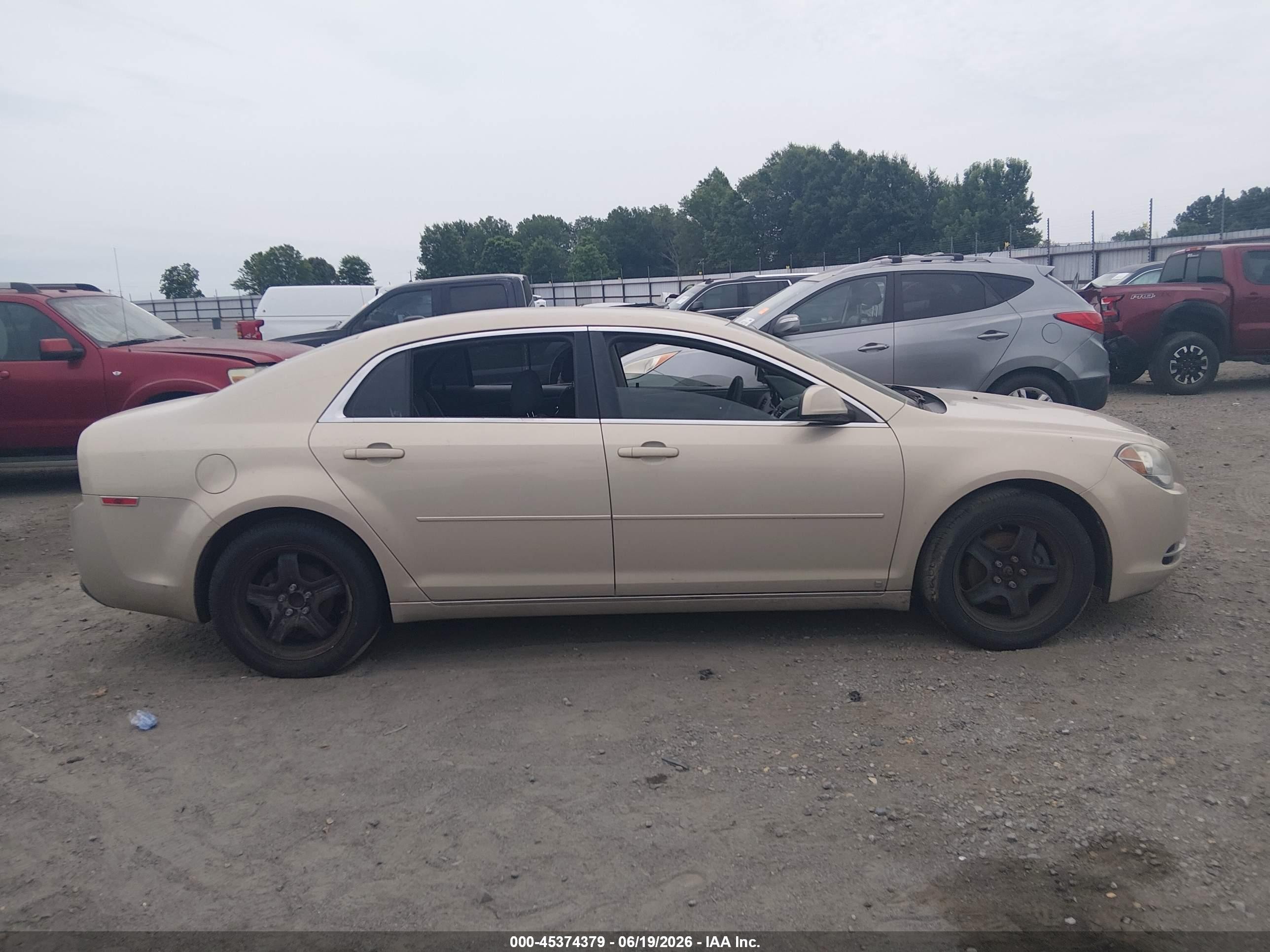 2009 Chevrolet Malibu Lt Tan vin: 1G1ZH57B19F259944