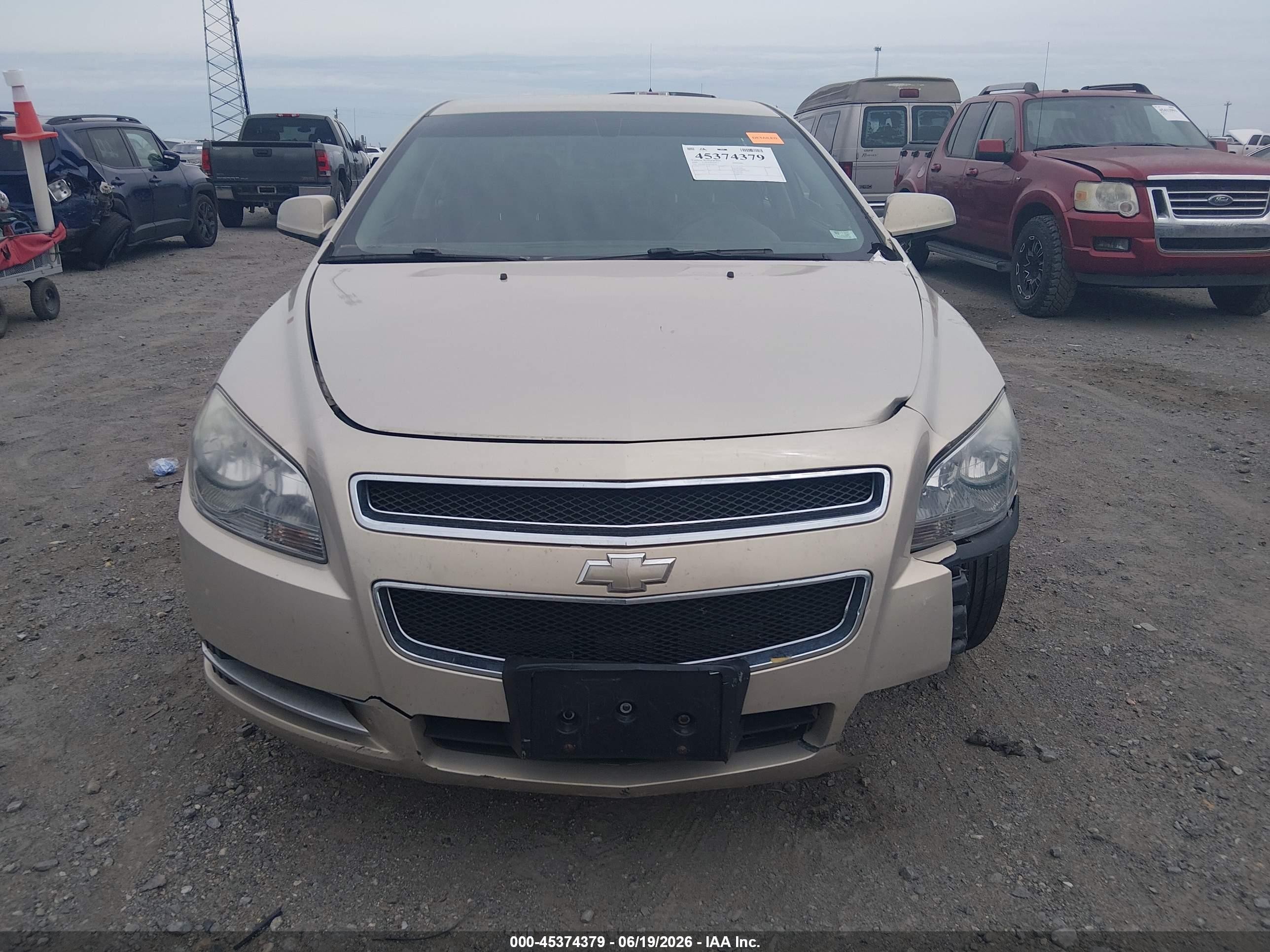 2009 Chevrolet Malibu Lt Tan vin: 1G1ZH57B19F259944