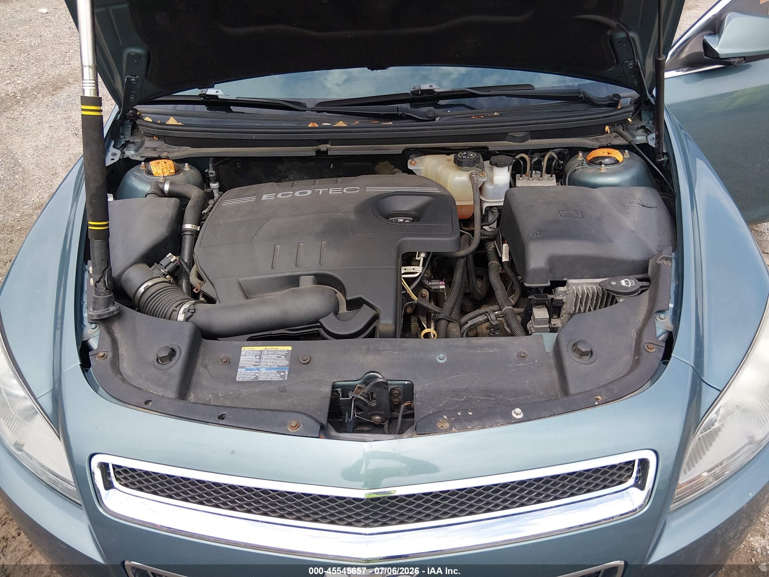 2009 Chevrolet Malibu Lt Green vin: 1G1ZH57B29F126951