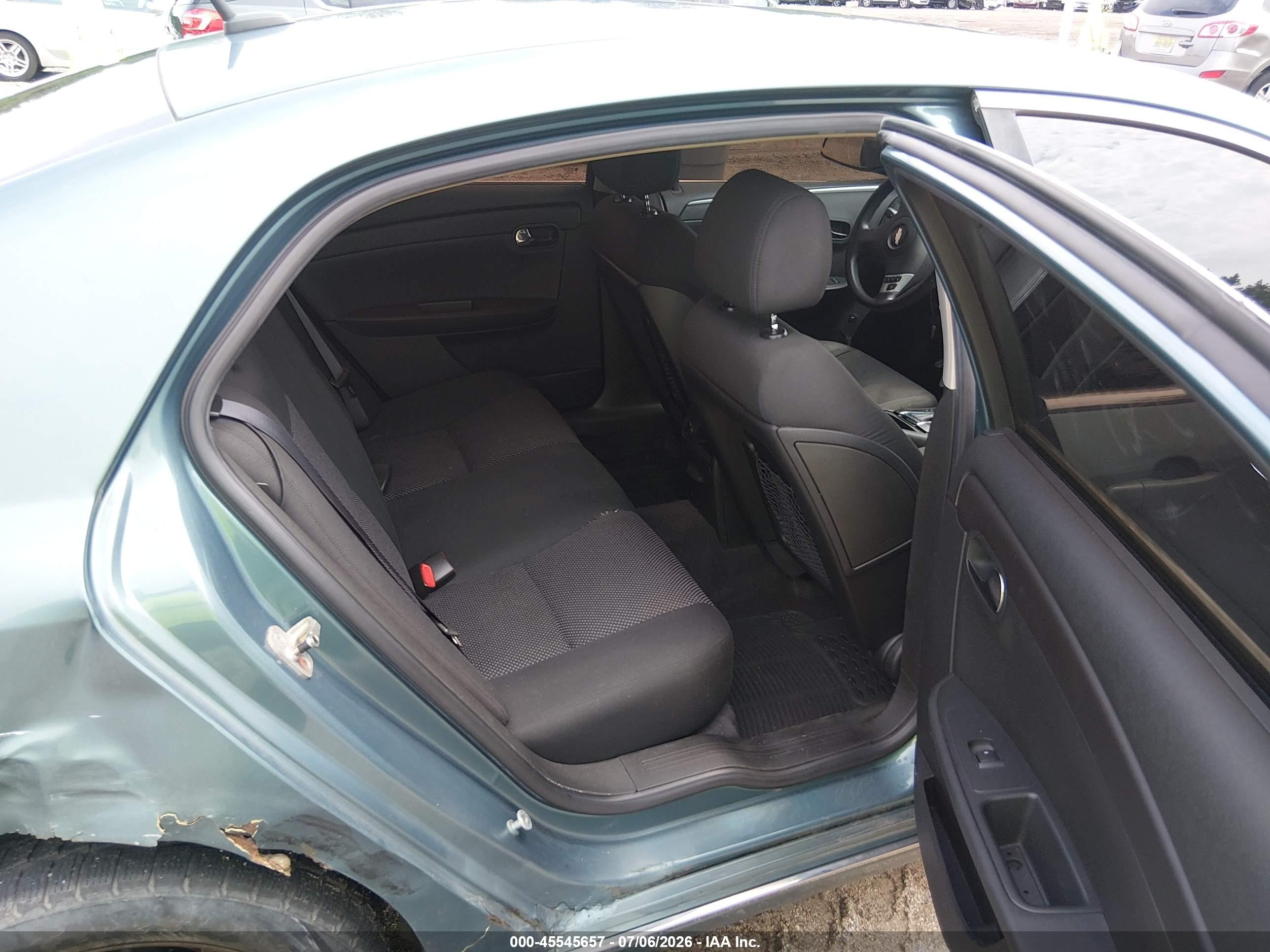 2009 Chevrolet Malibu Lt Green vin: 1G1ZH57B29F126951