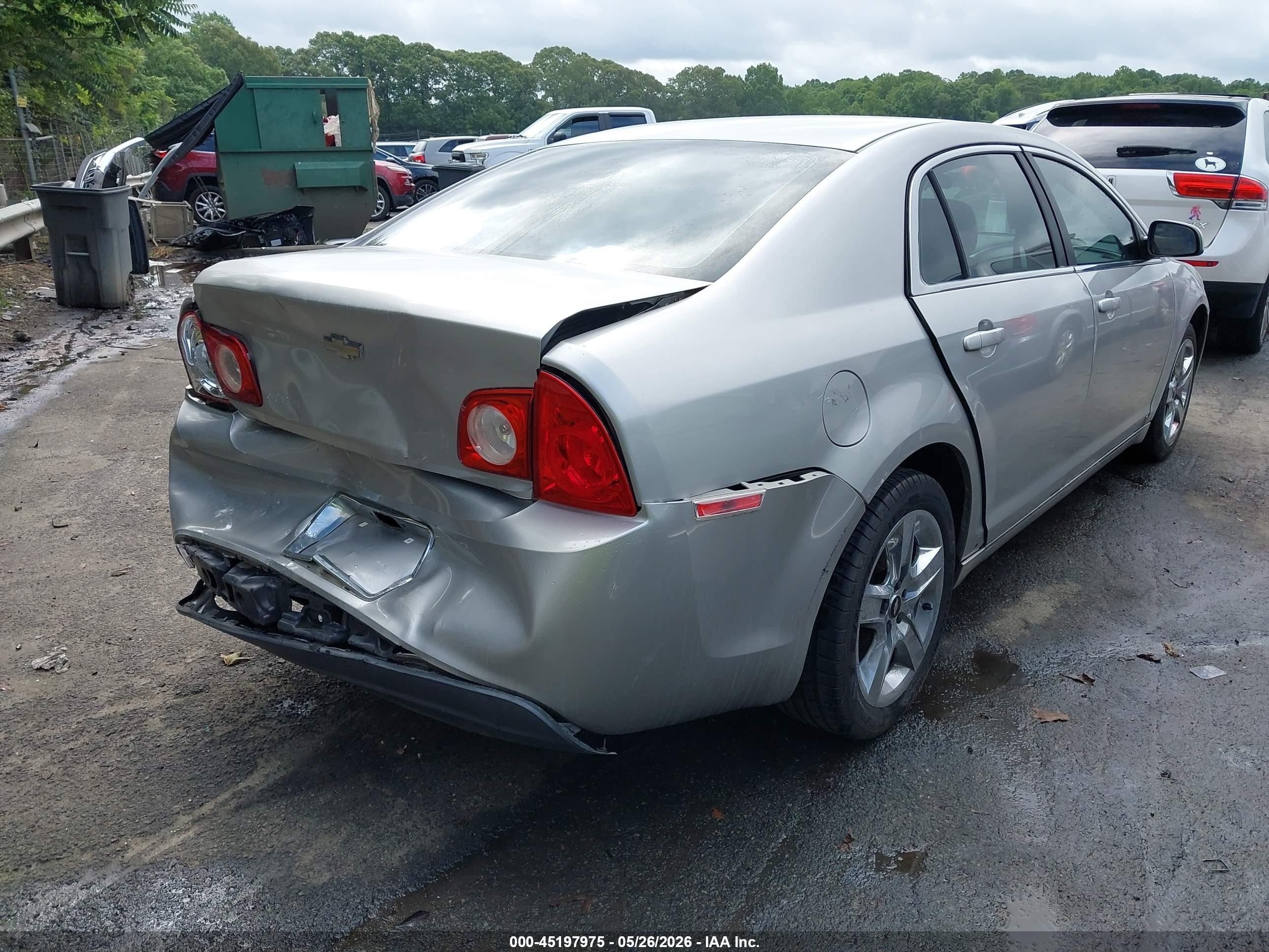 2008 Chevrolet Malibu Lt Silver vin: 1G1ZH57B38F259720