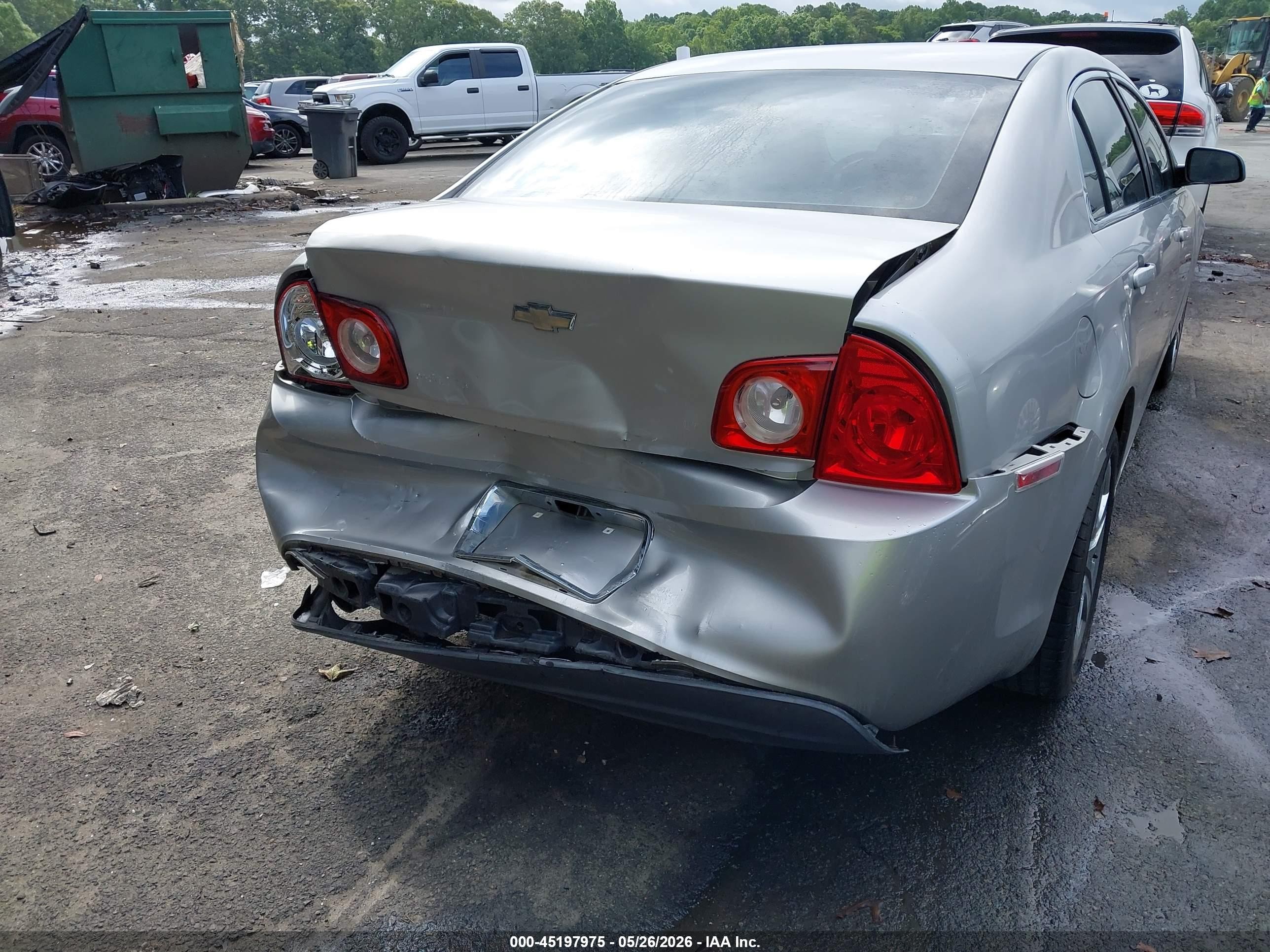 2008 Chevrolet Malibu Lt Silver vin: 1G1ZH57B38F259720