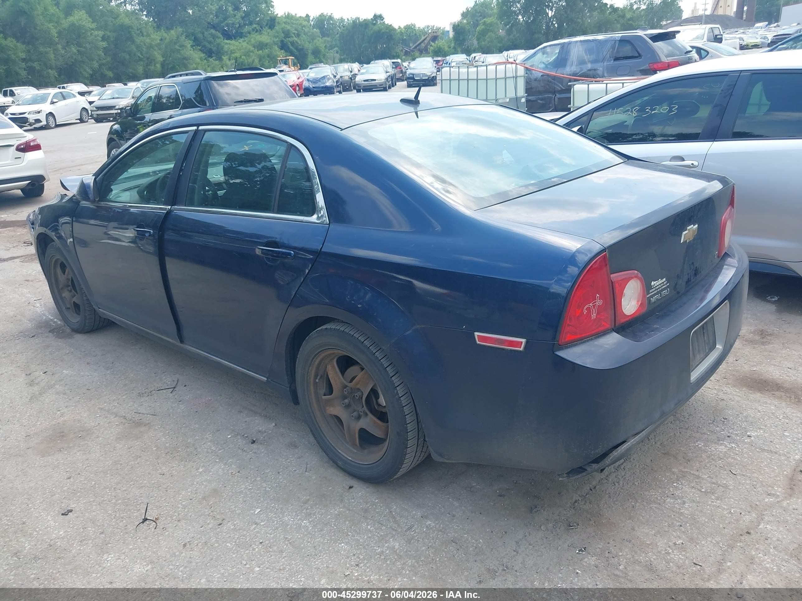 2009 Chevrolet Malibu Lt Dark Blue vin: 1G1ZH57B39F181893