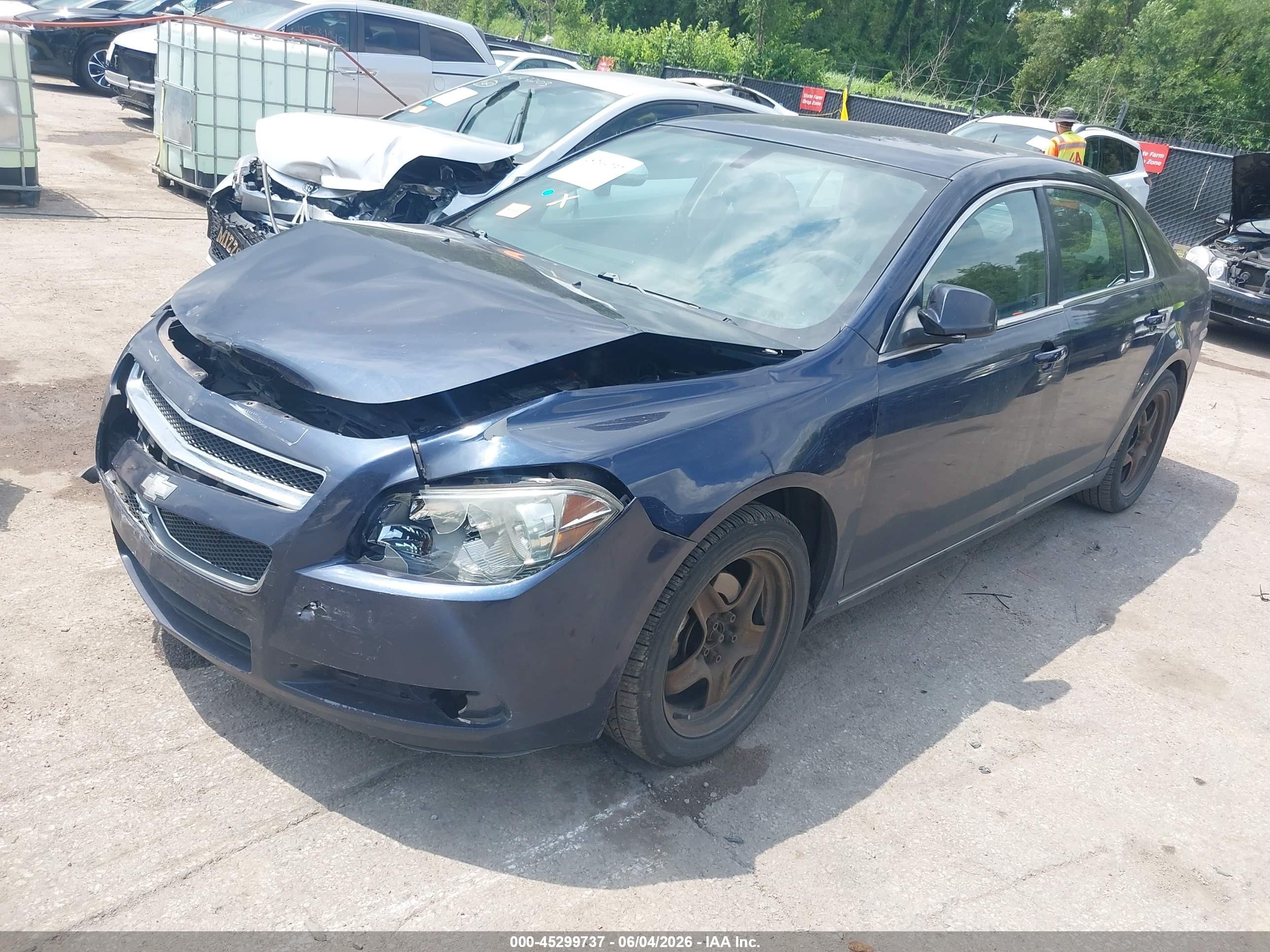 2009 Chevrolet Malibu Lt Dark Blue vin: 1G1ZH57B39F181893